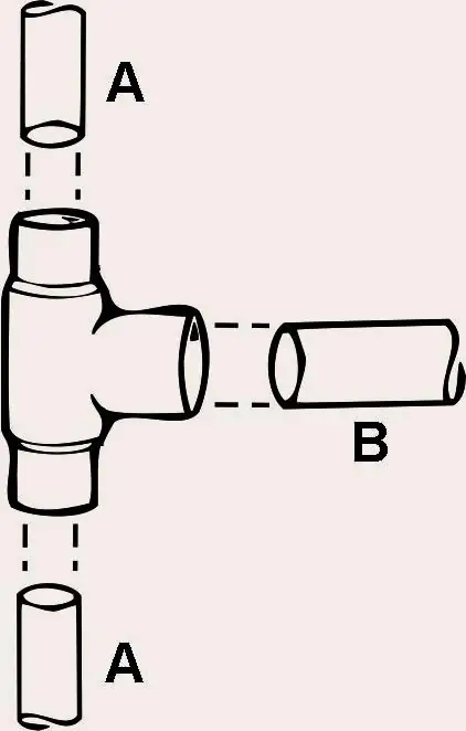 Cornat Löt-T-Stück Fitting Ø 15 mm / Ø 18 mm