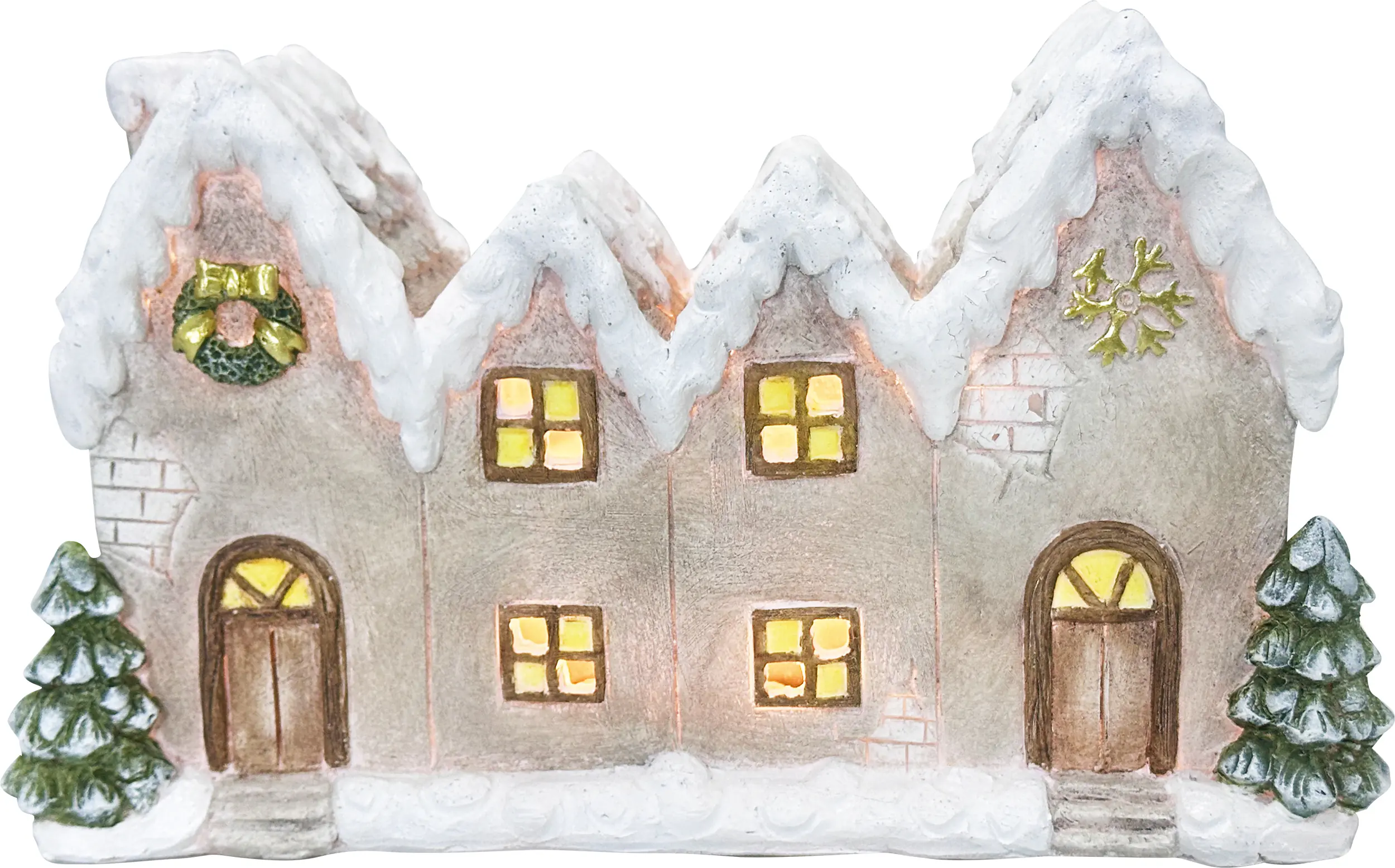 TrendLine LED Haus 33 x 11 x 20 cm warmweiß