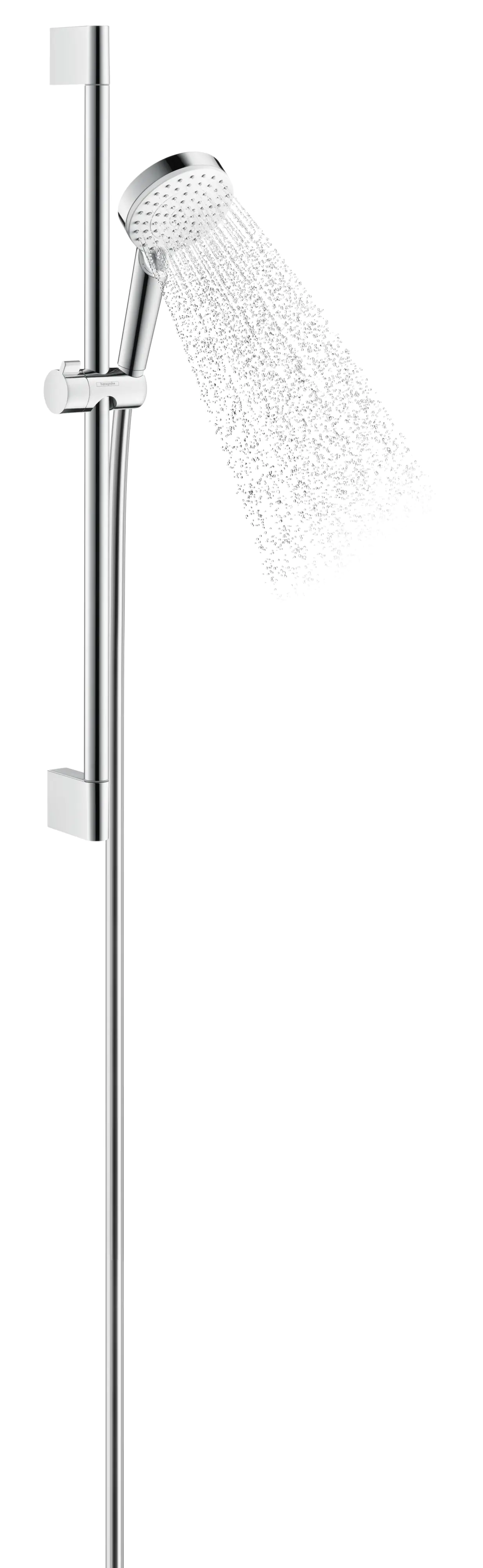Hansgrohe Brausegarnitur 2 Strahlarten Crometta Vario EcoSmart chrom-weiß