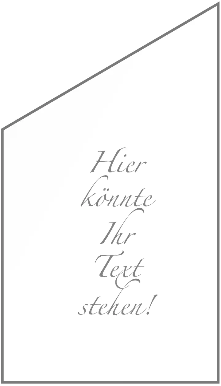 Ambiente Glaszaun Dekor Logo schräg 103 x 120/180 cm gehärtetes 8 mm Glas