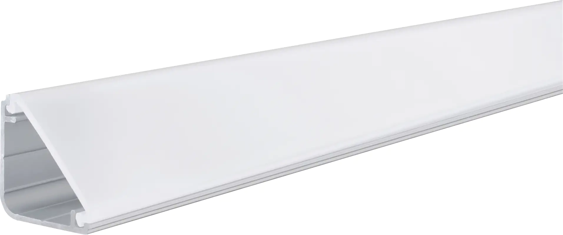 4000870702628 Paulmann Delta Profil mit Diffusor 1 m Alu eloxiert Satin Alu/Kunststoff