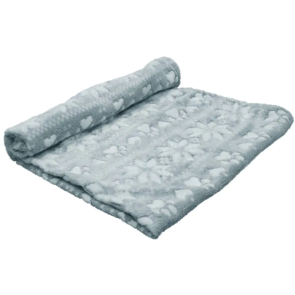 Nobbx Christmas Fleece Decke Flokon grau 70 x 100 cm