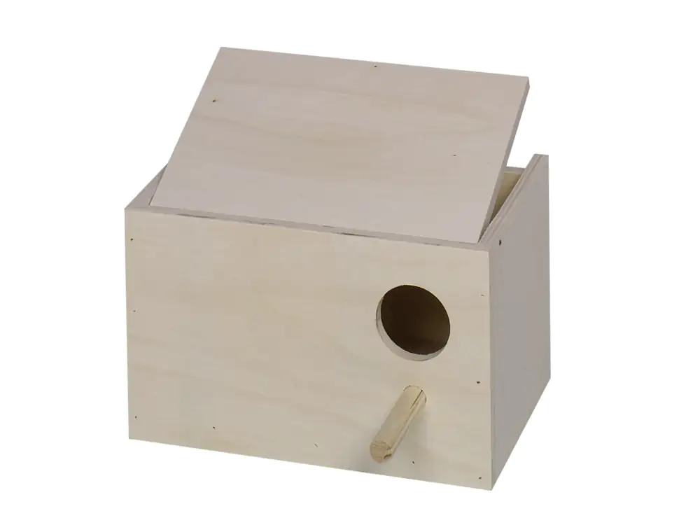 Nobby Nistkasten für Wellensittiche 22 x 16 x 14 cm