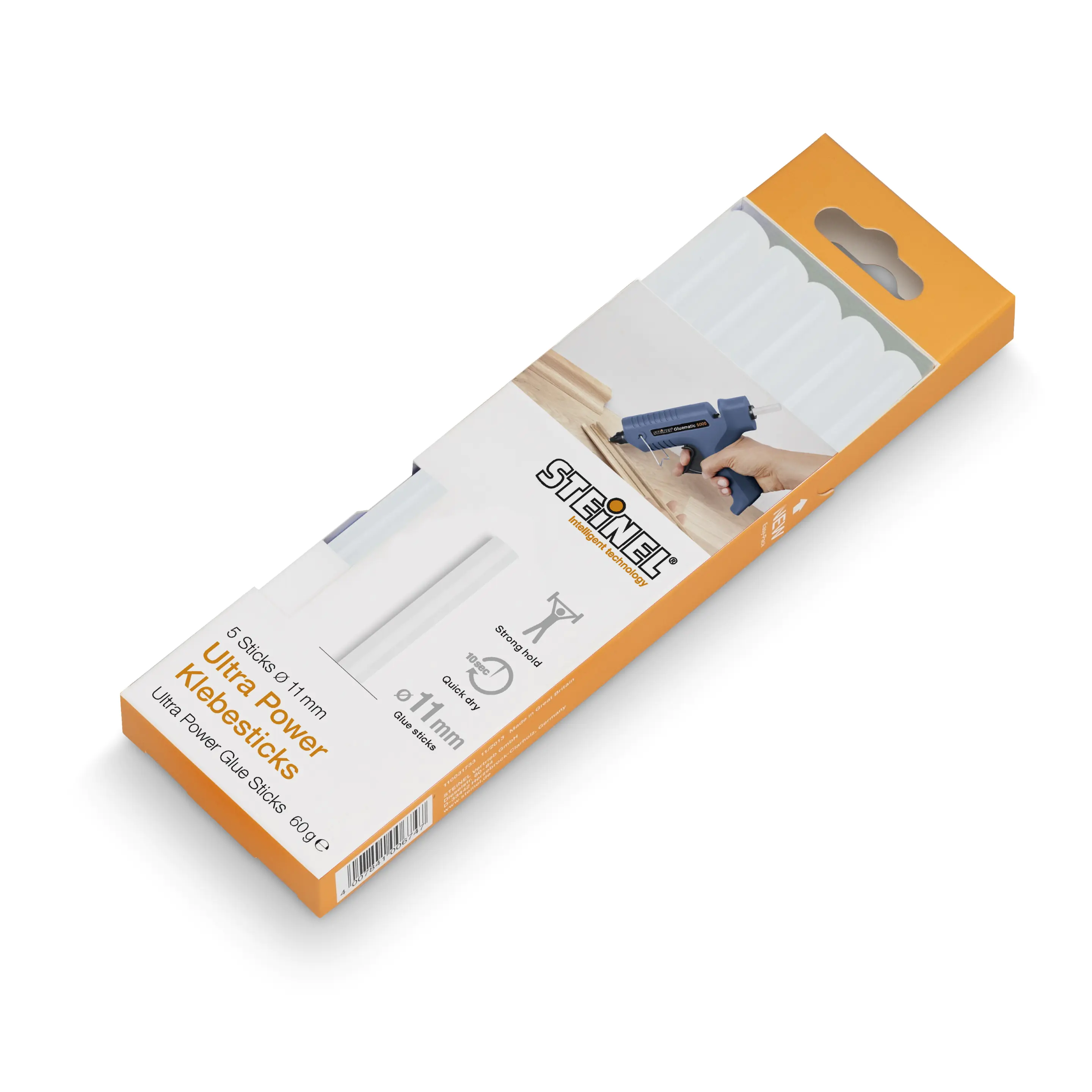 Steinel Klebesticks Ø 11 mm, stark (Ultra Power), 5 Stück Steinel Klebesticks Ø 11 mm, stark (Ultra Power), 5 Stück