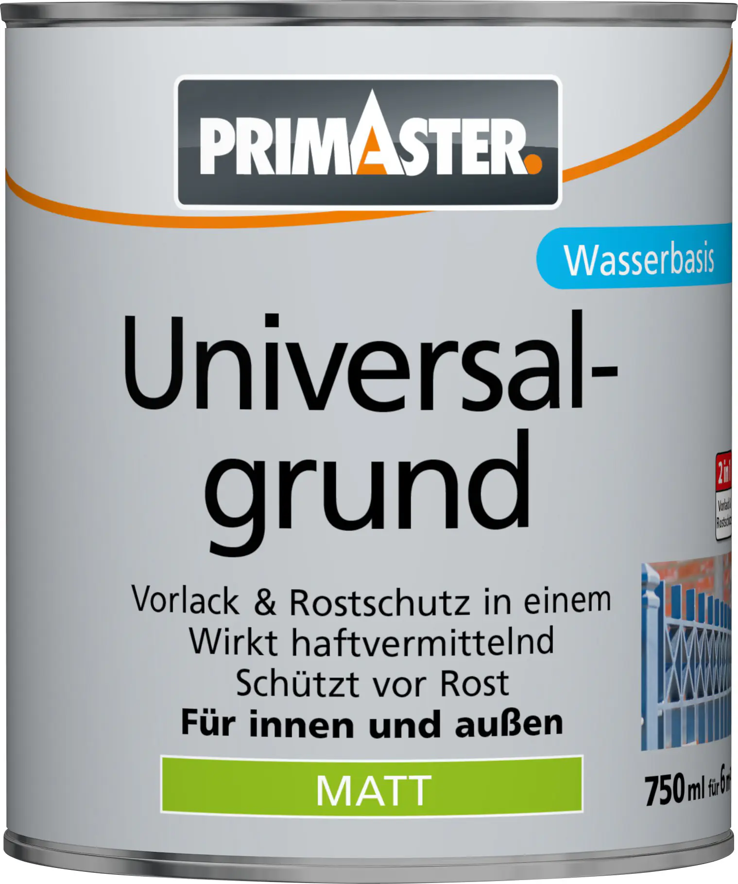 Primaster Universalgrund grau matt 750 ml Primaster Universalgrund grau matt 750 ml