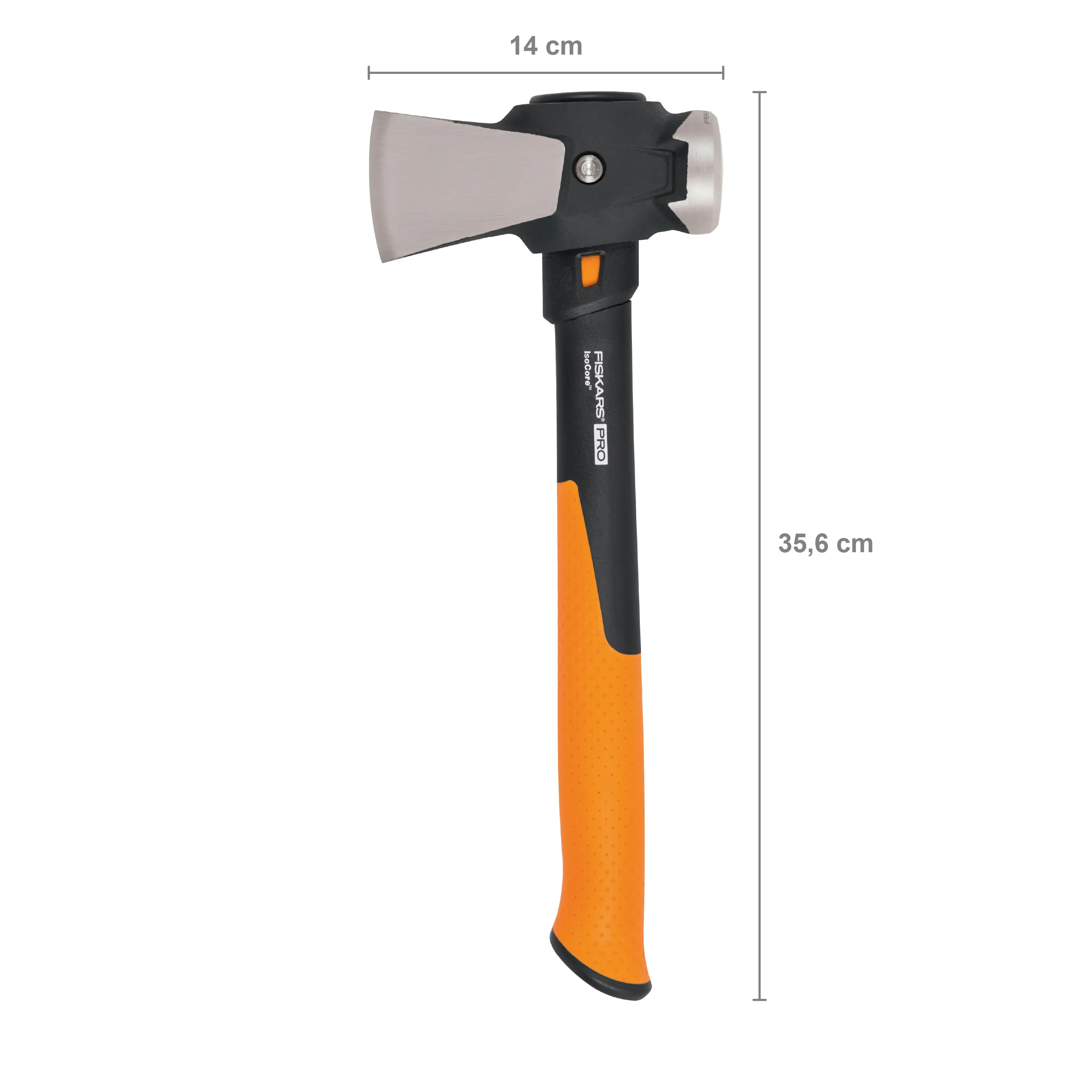 Fiskars Pro Bauaxt IsoCore S 36 cm inkl. Holster