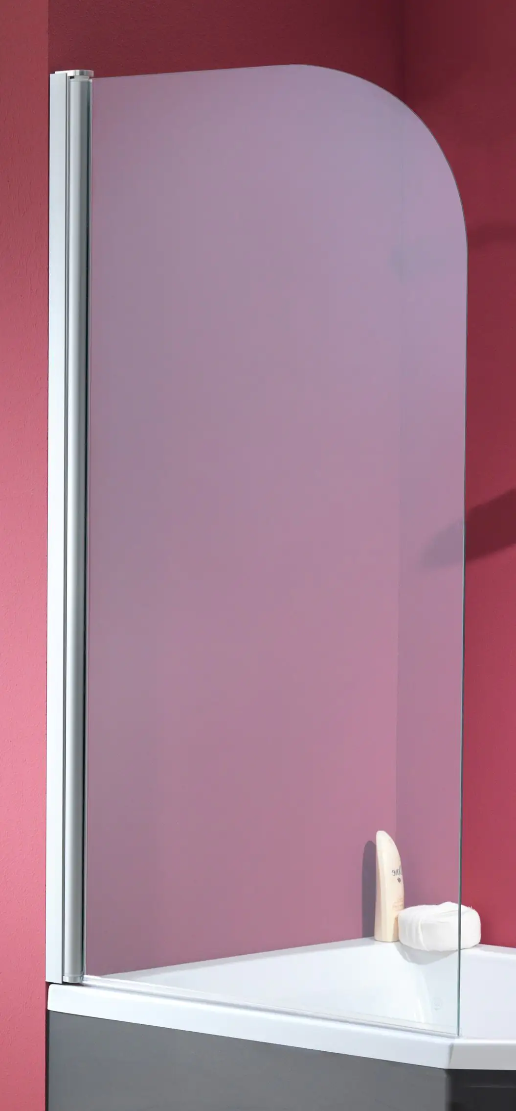 Ottofond Wannenaufsatz Echtglas Cello 1-teilig, Modell B