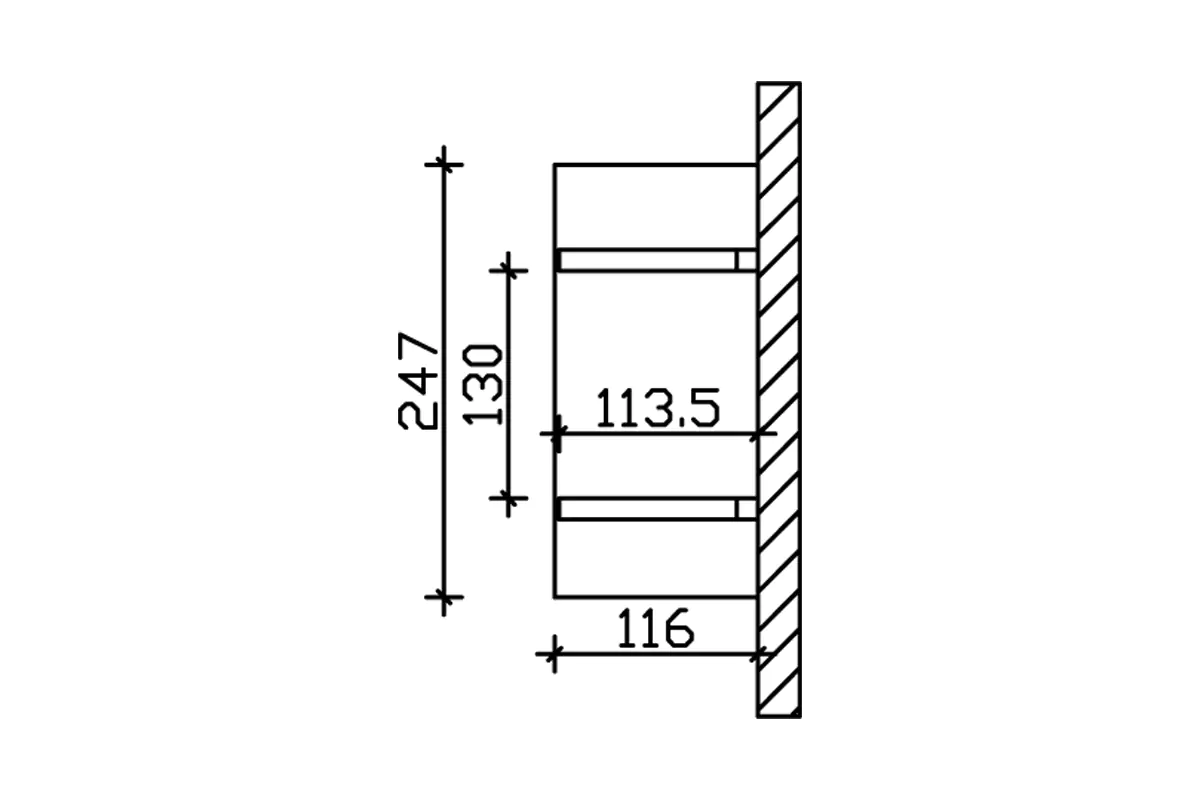 4018211017478_03 SKAN HOLZ Vordach Siegen Typ 2 247 x 116 cm, lasiert in Weiß