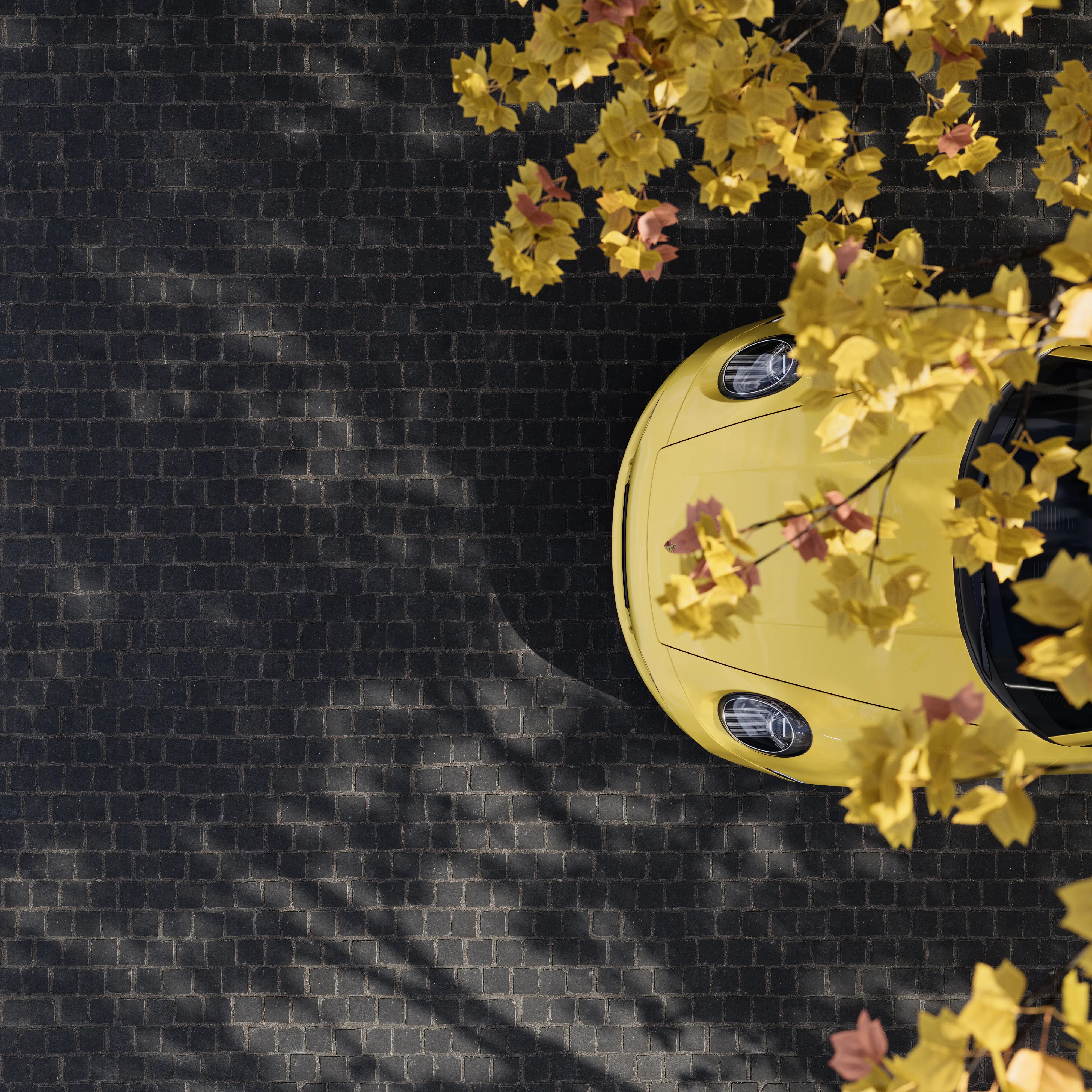 Pflasterstein Basalt 9 x 9 x 9 cm schwarz