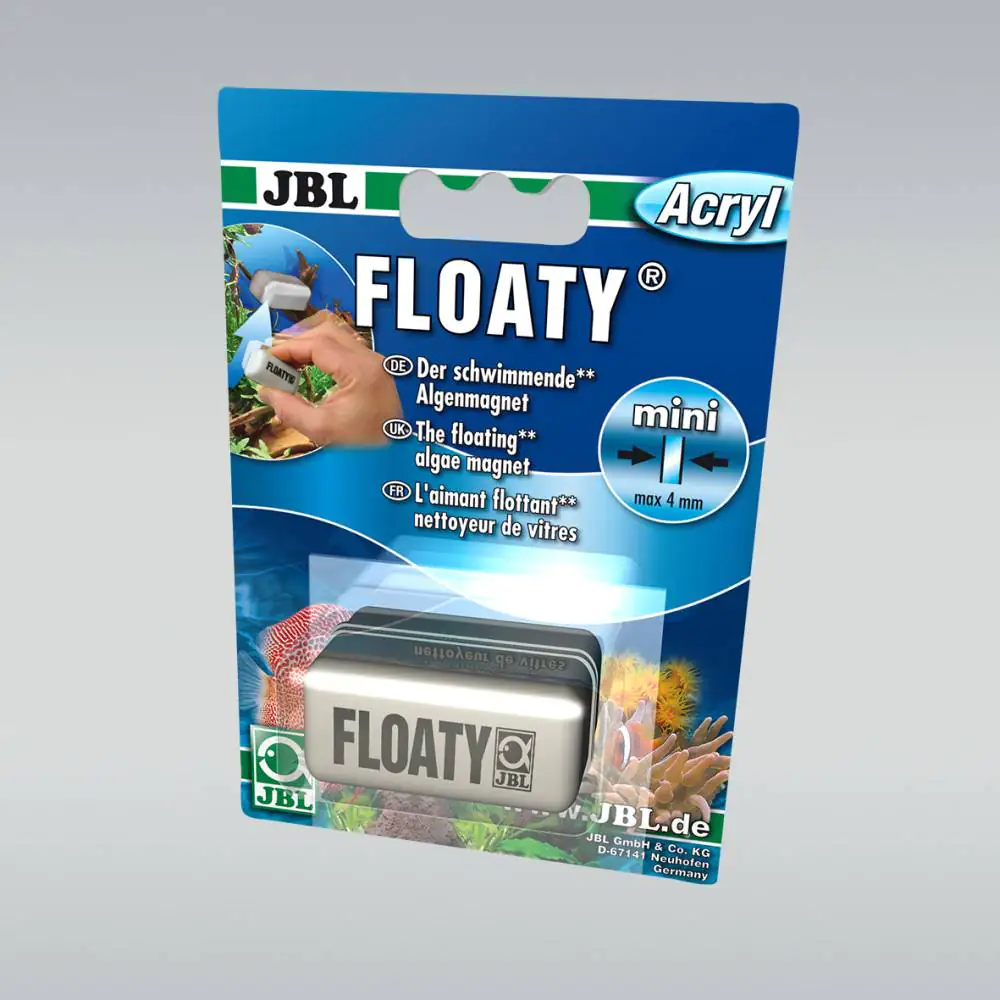 JBL Floaty Acryl, Glas Schwimmender Scheiben-Reinigungsmagnet