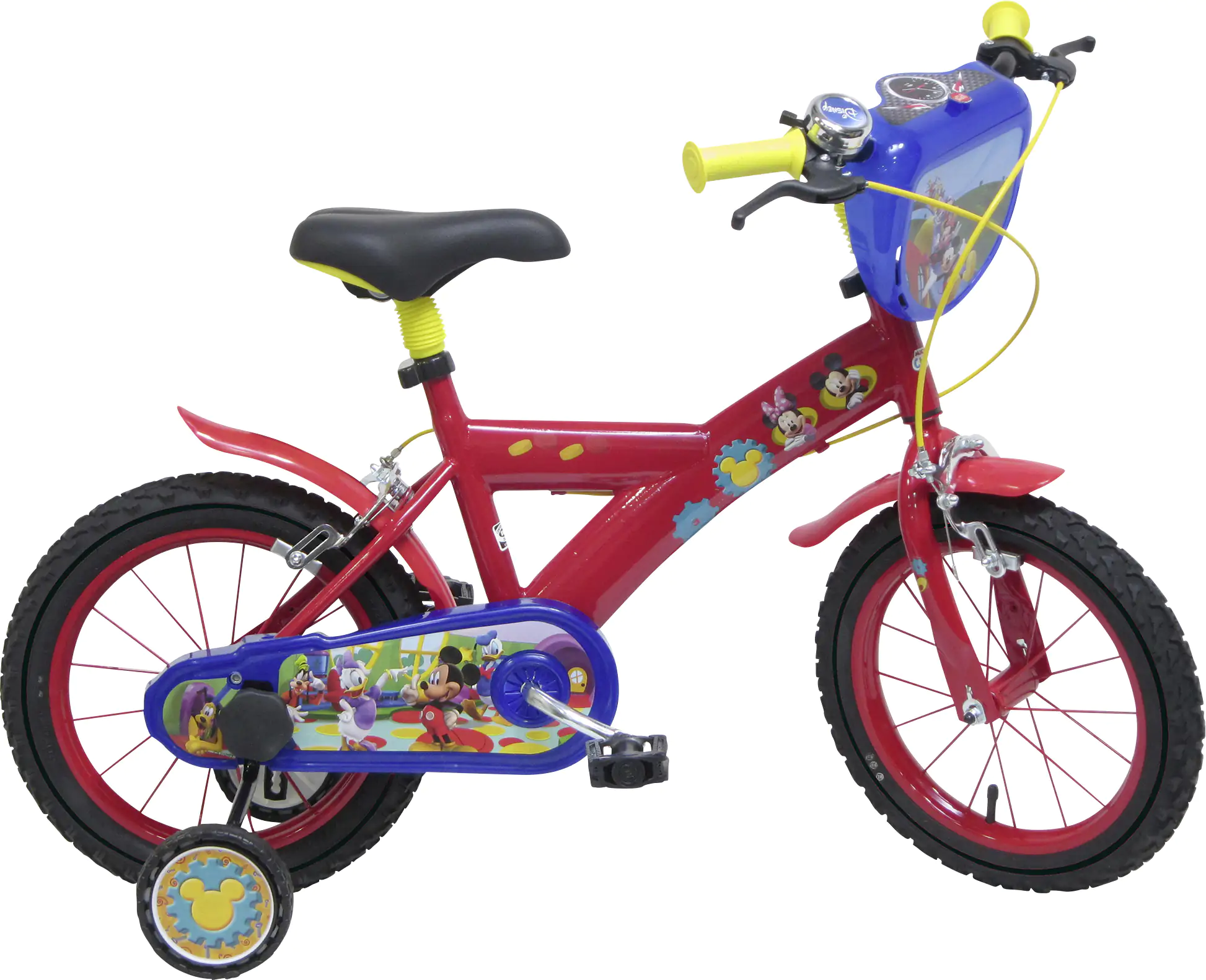 Disney Kinderfahrrad Mickey Mouse 14 Zoll rot