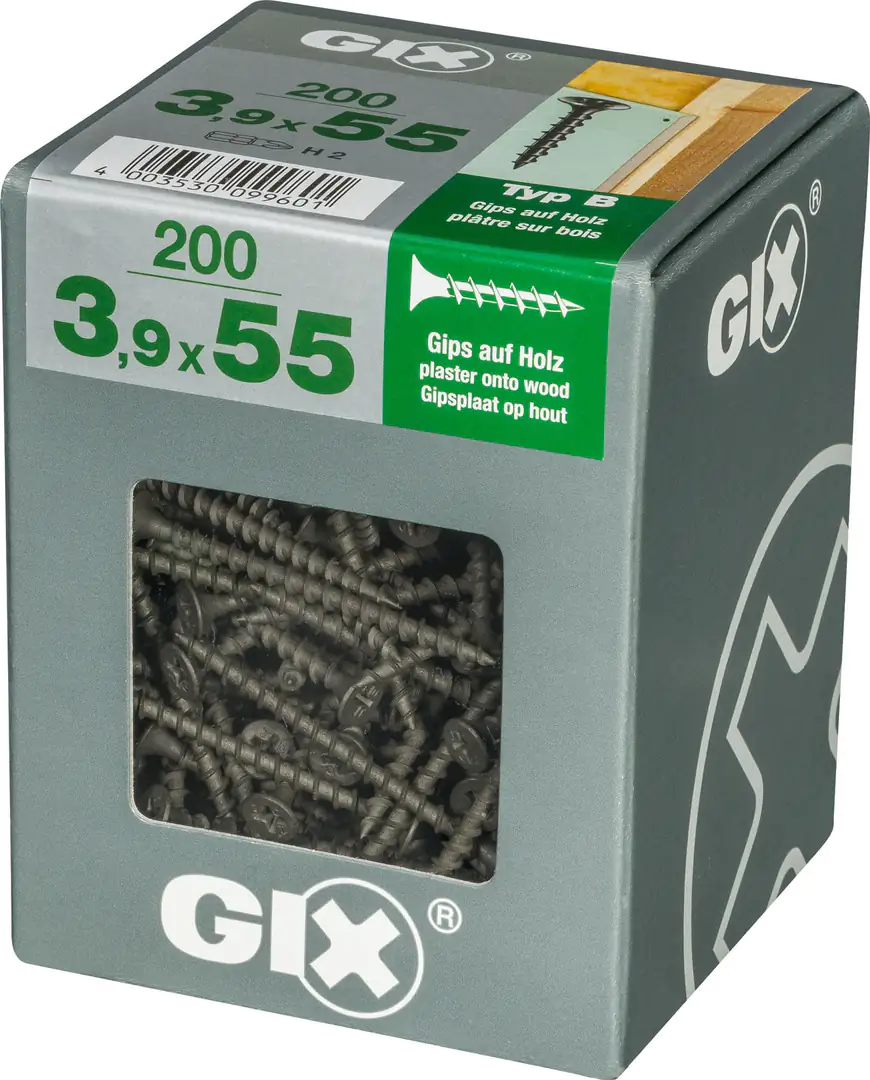 Spax Schnellbauschrauben 3.9 x 55 mm PH 2 Grobgewinde - 200 Stk. Spax Schnellbauschrauben 3.9 x 55 mm PH 2 Grobgewinde - 200 Stk.