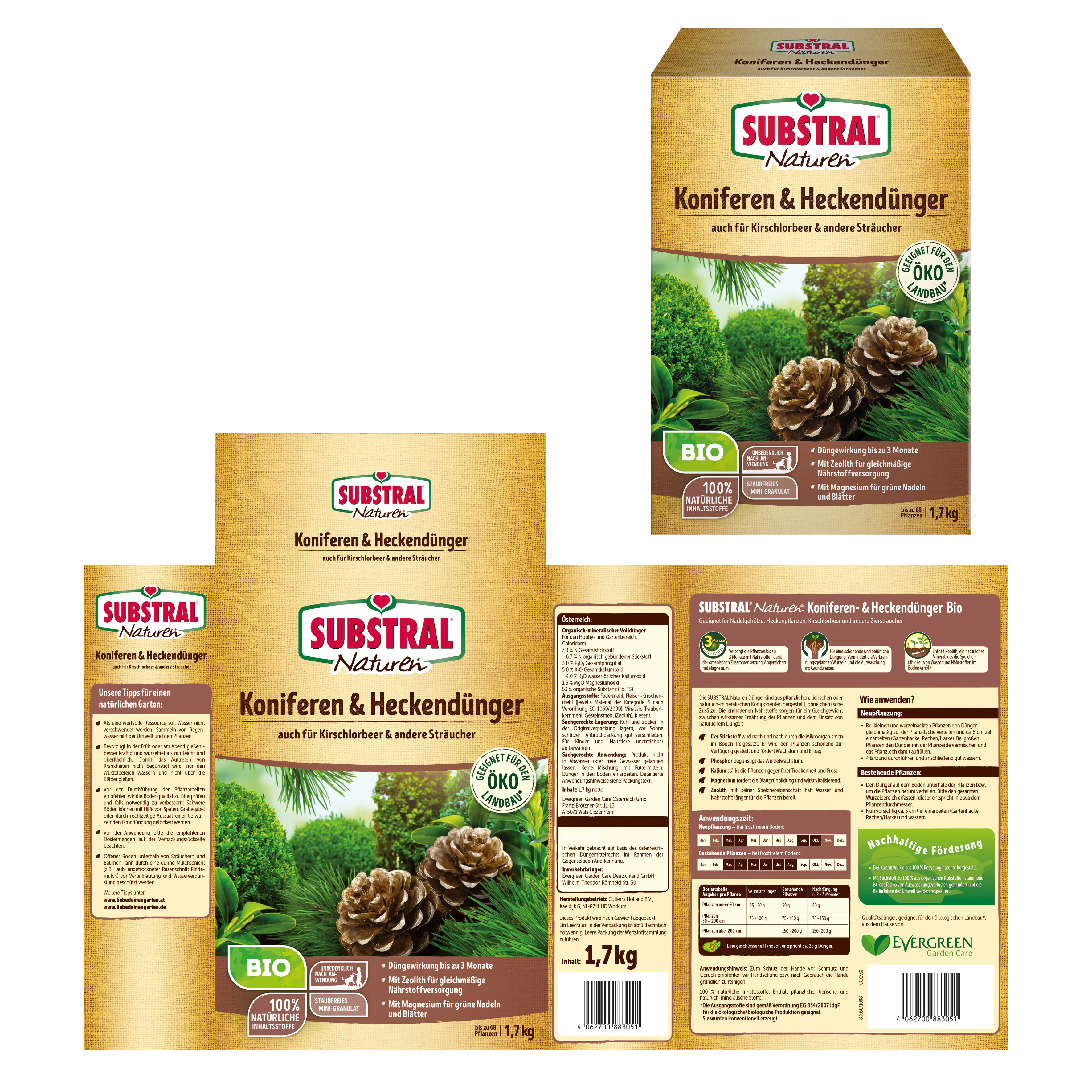 Naturen Bio Koniferen- & Heckendünger 1,7 kg
