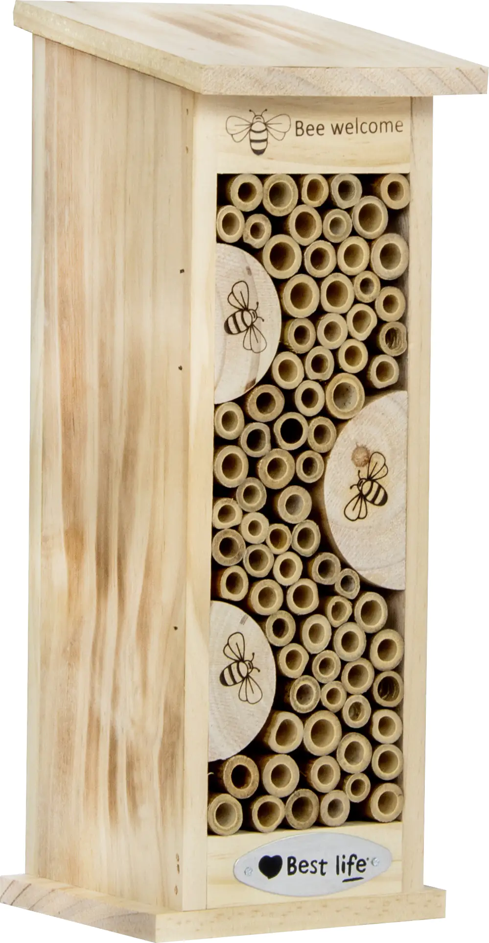 CJ Wildlife Insektenhotel Floreana natur 13 x 12 x 32,2 cm CJ Wildlife Insektenhotel Floreana natur 13 x 12 x 32,2 cm