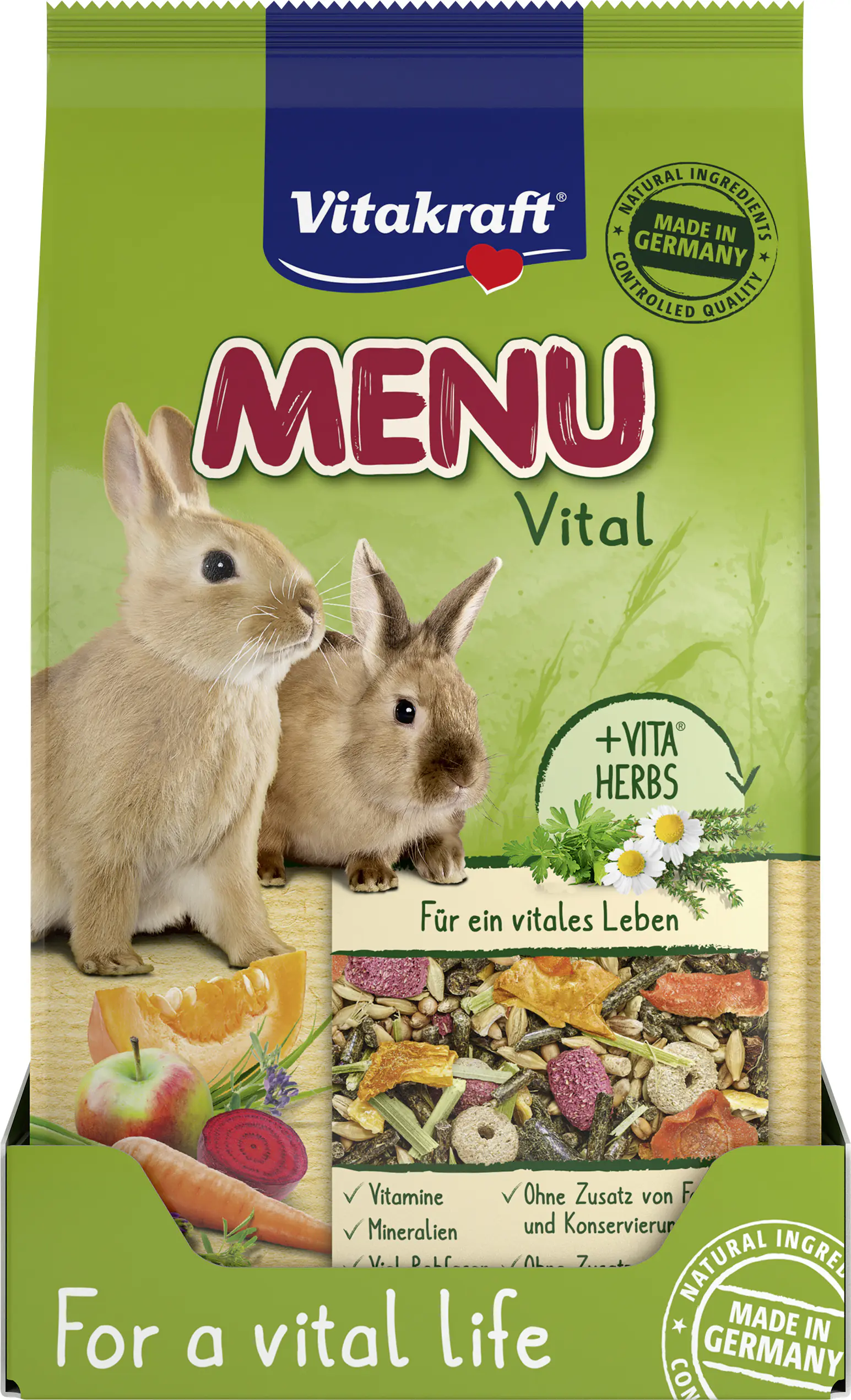 Vitakraft Kaninchenfutter Menu Vital 1 kg