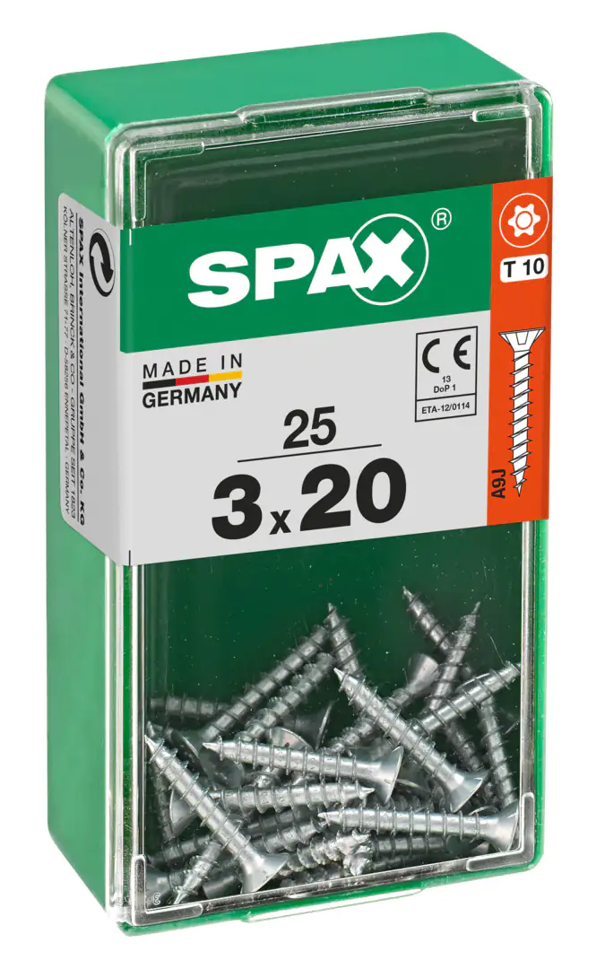 Spax Universalschrauben 3.0 x 20 mm TX 10 - 25 Stk.