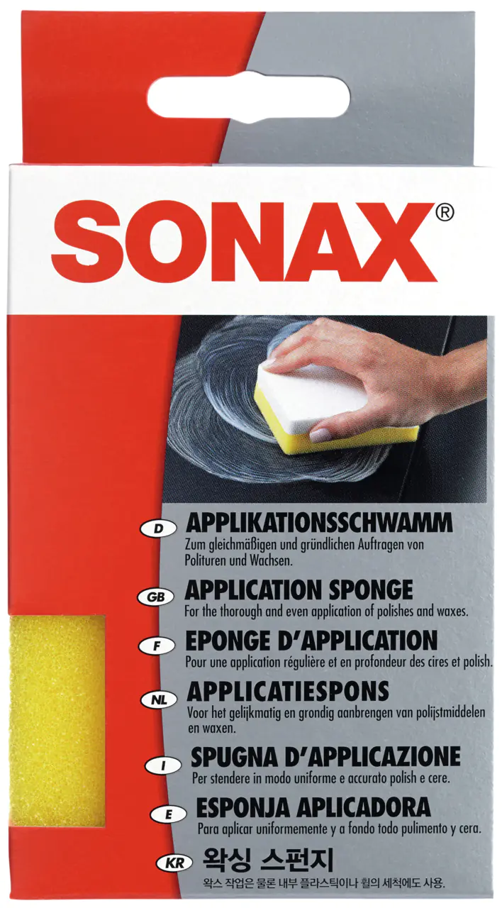 Sonax Applikationsschwamm 8,3x15,1x3,8cm