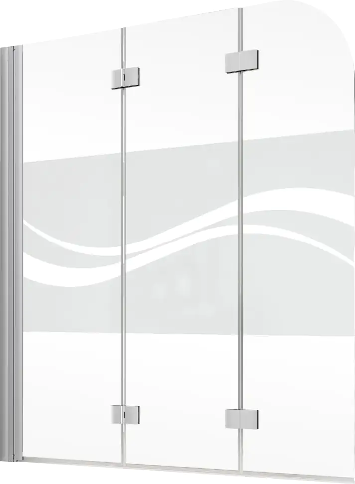 Schulte Badewannenaufsatz EP3354 3-tlg. 125 x 140 cm