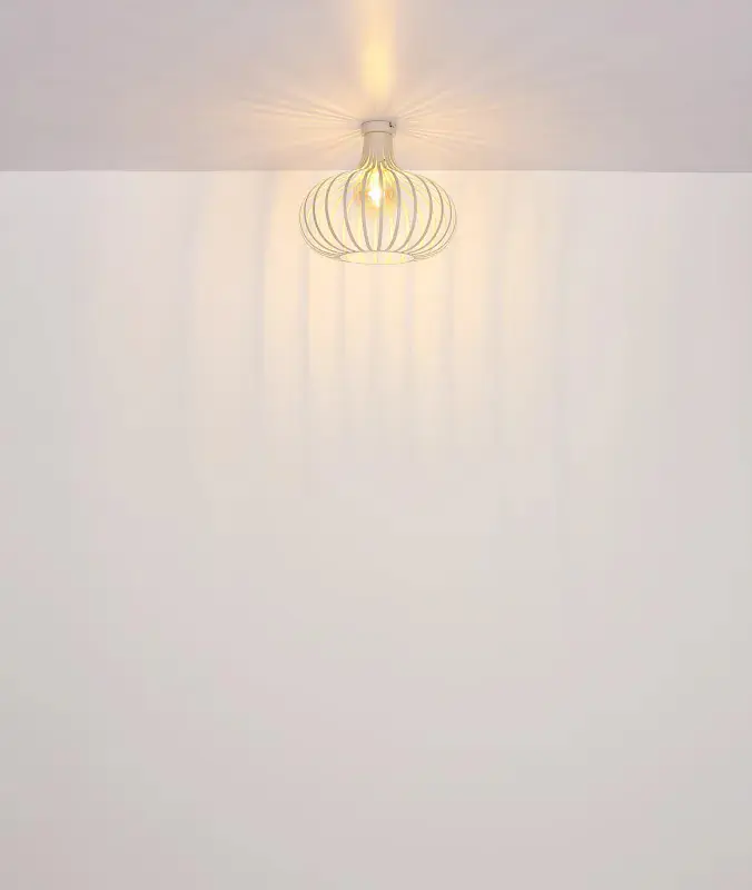 Globo Deckenleuchte Mateo Ø 40 x 35 cm cremefarben matt