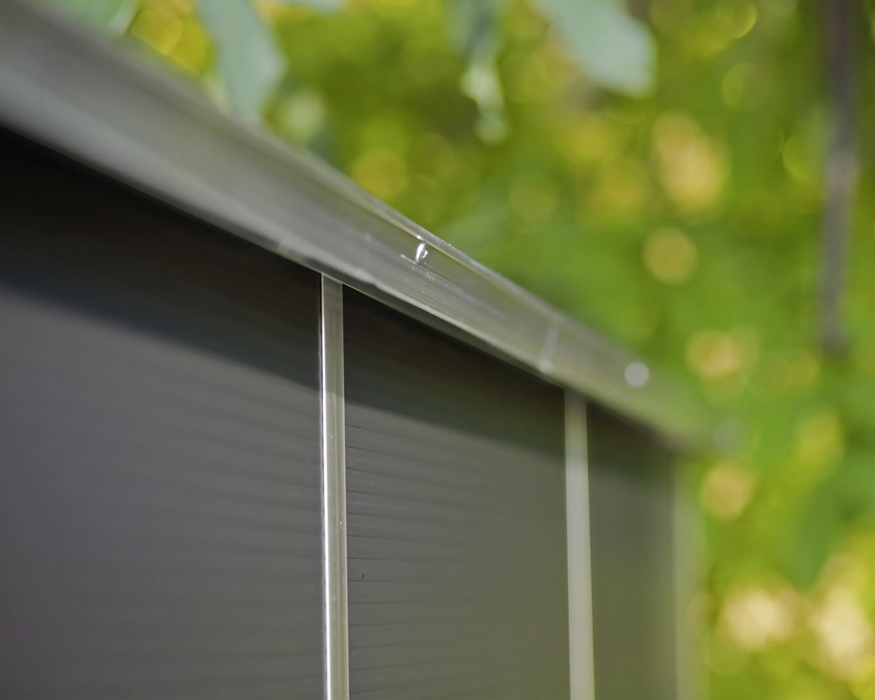 Canopia Gerätehaus Rubicon Alu grau 379 x 185 cm