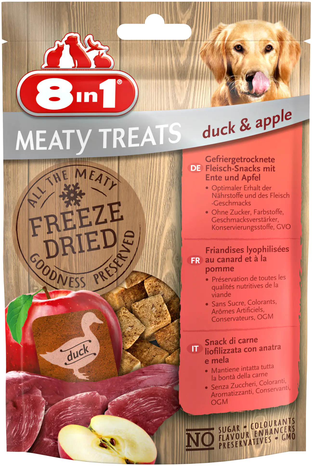 8in1 Meaty Treats mit Ente & Apfel 50 g