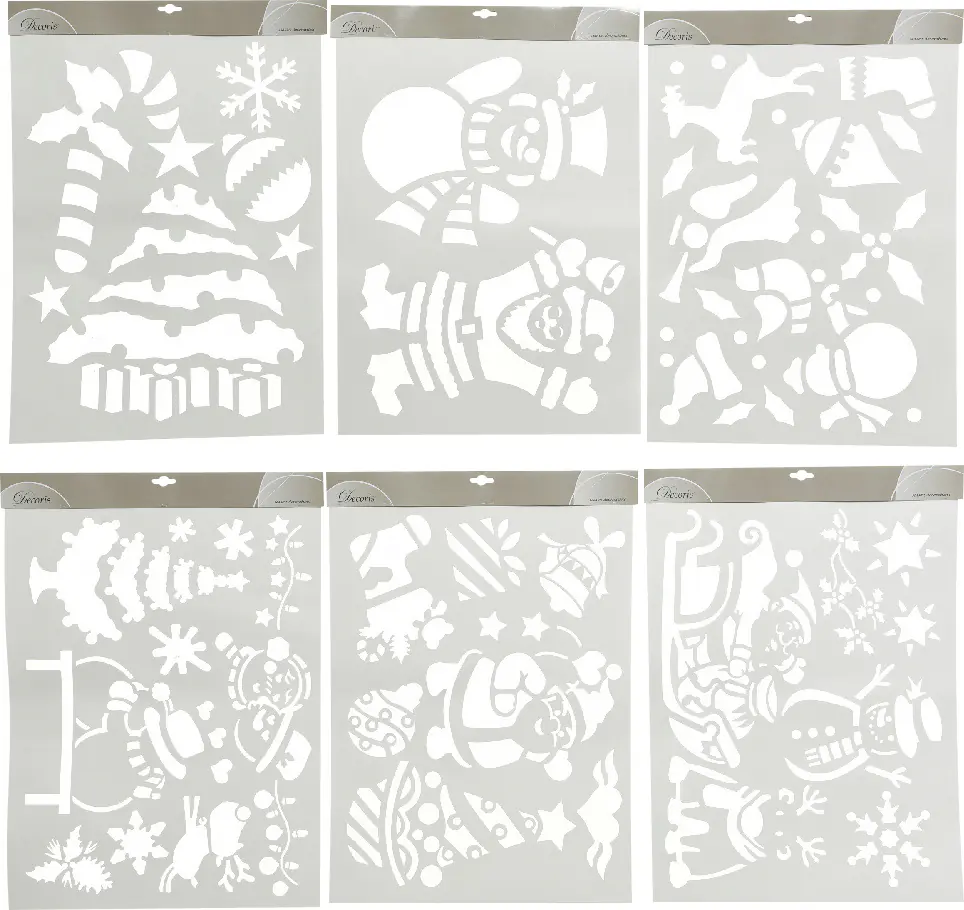 Kaemingk Schablonen XL weiß 44,5 x 59,5 cm