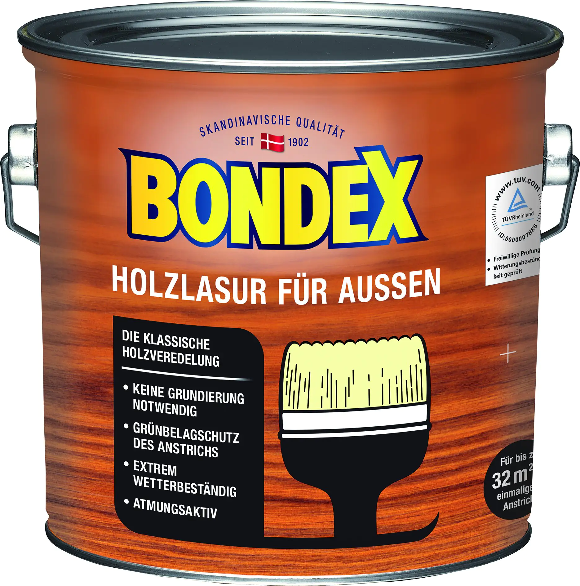 Bondex Holzlasur für Außen 2,5 L nussbaum Bondex Holzlasur für Außen 2,5 L nussbaum
