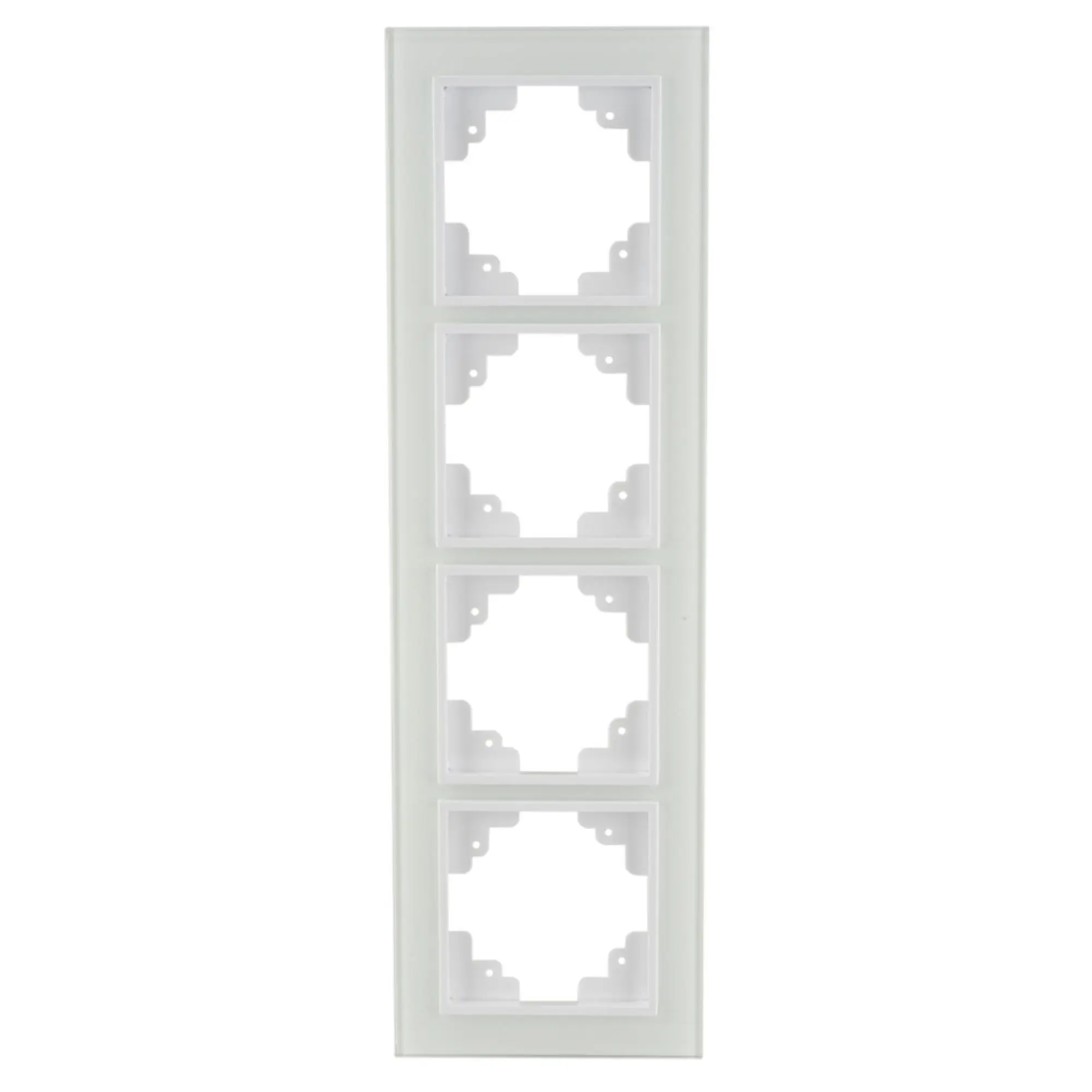 Unitec Abdeckrahmen Melbourne 4-fach echtglas Unitec Abdeckrahmen Melbourne 4-fach echtglas