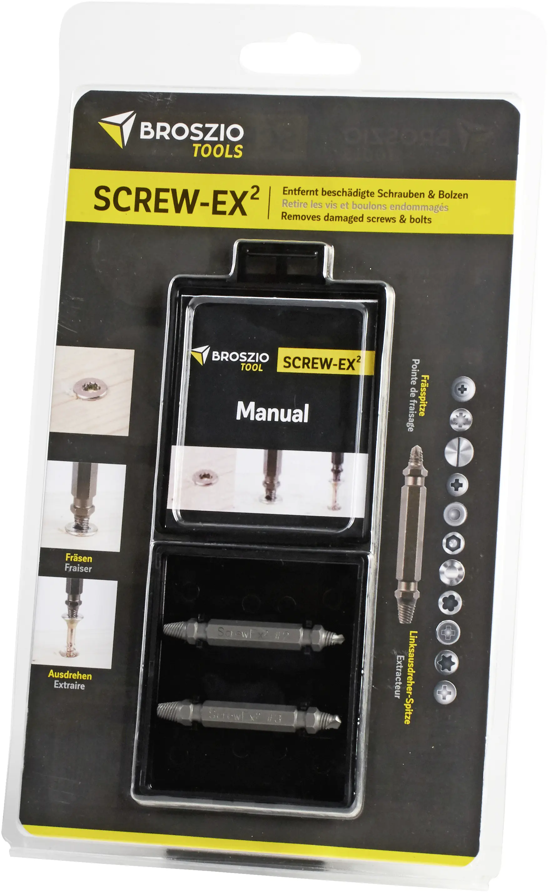 Broszio Schraubenentferner Screw-Ex2 Broszio Schraubenentferner Screw-Ex2