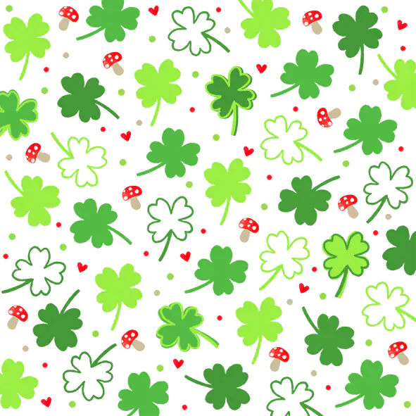 Braun & Company Servietten Motiv Lucky Day 33 x 33 cm - 20er Pack