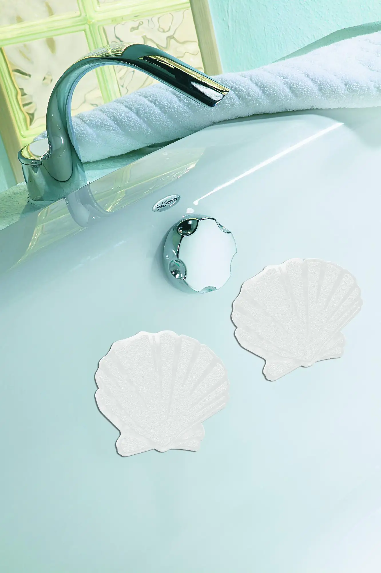 Kleine Wolke Badezimmer-Dekoset Minis Muschel 6-teilig, schneeweiß