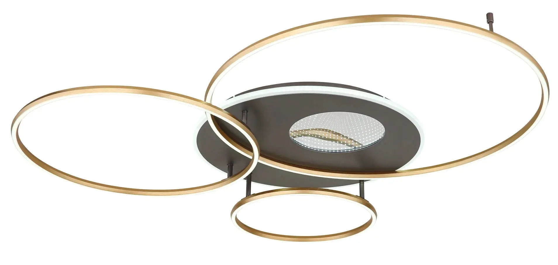 Globo LED-Deckenleuchte INVERTINA goldfarben Globo LED-Deckenleuchte INVERTINA goldfarben