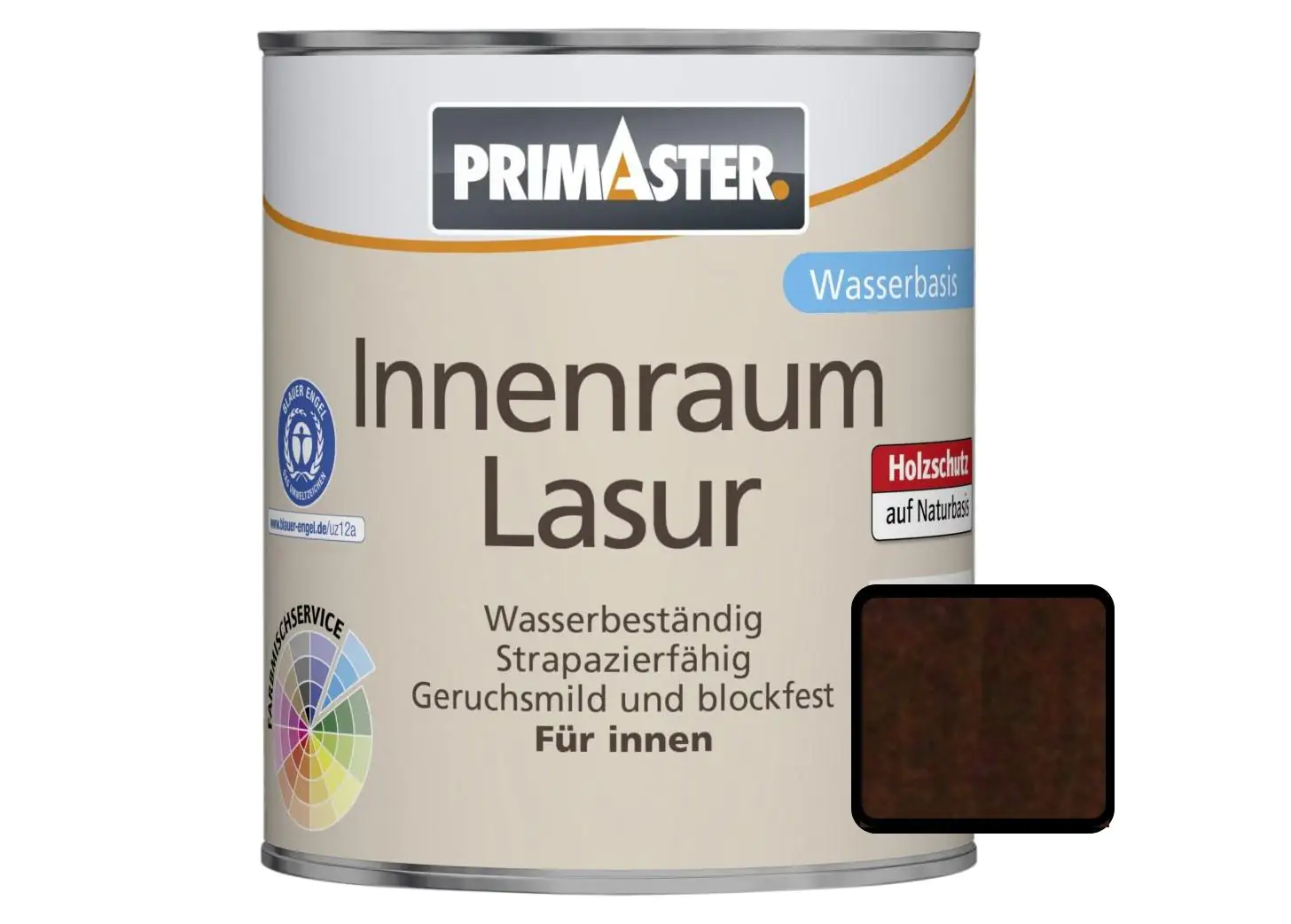Primaster Innenraumlasur 750 ml nussbaum