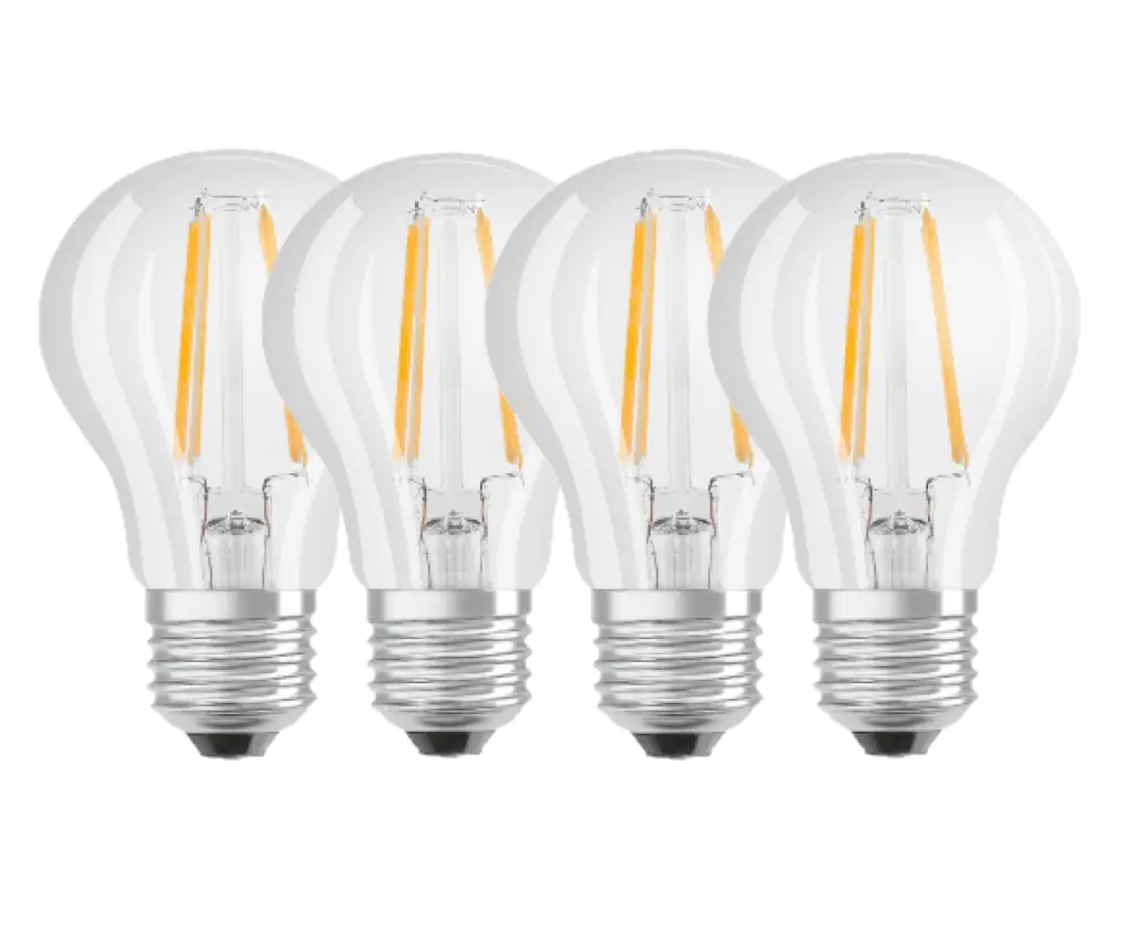 Osram LED Leuchtmittel Base Klassik A60 6,5W, 806lm, 2700K, warmweiß, 4er Pack Osram LED Leuchtmittel Base Klassik A60 6,5W, 806lm, 2700K, warmweiß, 4er Pack