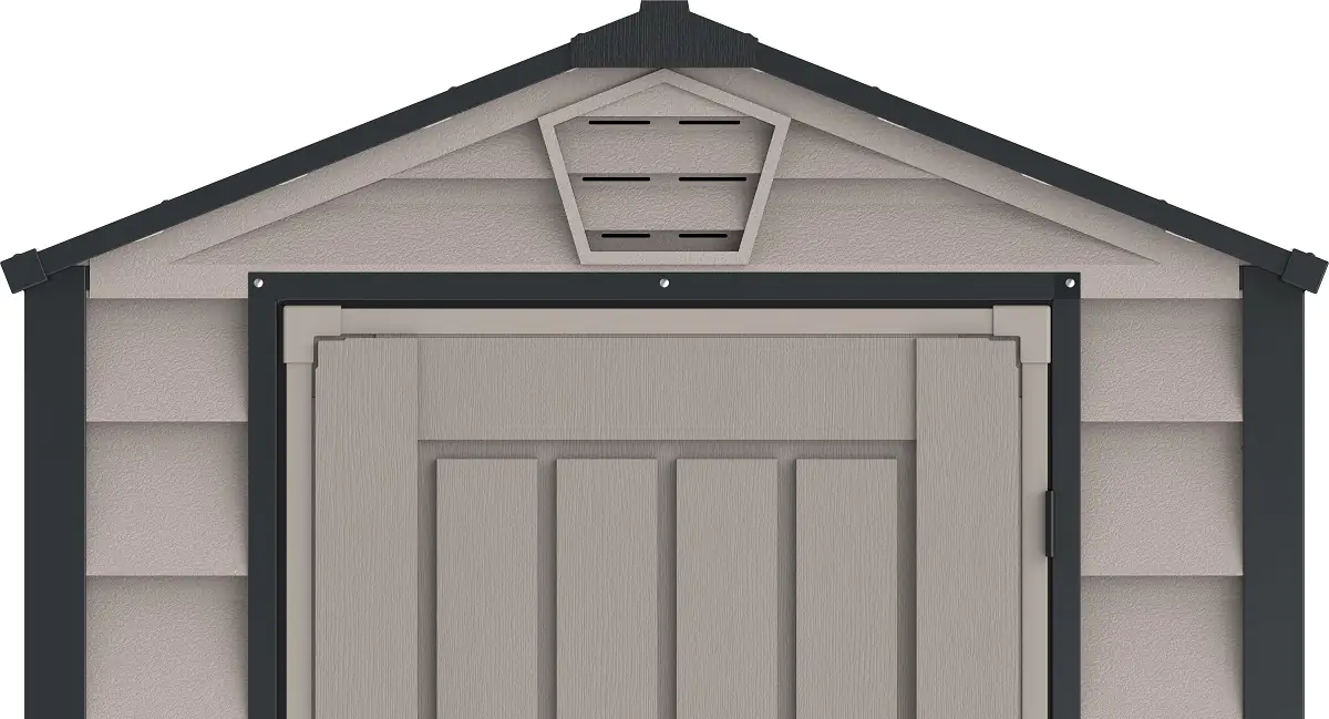 Duramax Kunststoffgerätehaus Evermore 4x6 102,7 x 170,5 x 191,3 cm (LxBxH) Duramax Kunststoffgerätehaus Evermore 4x6 102,7 x 170,5 x 191,3 cm (LxBxH)
