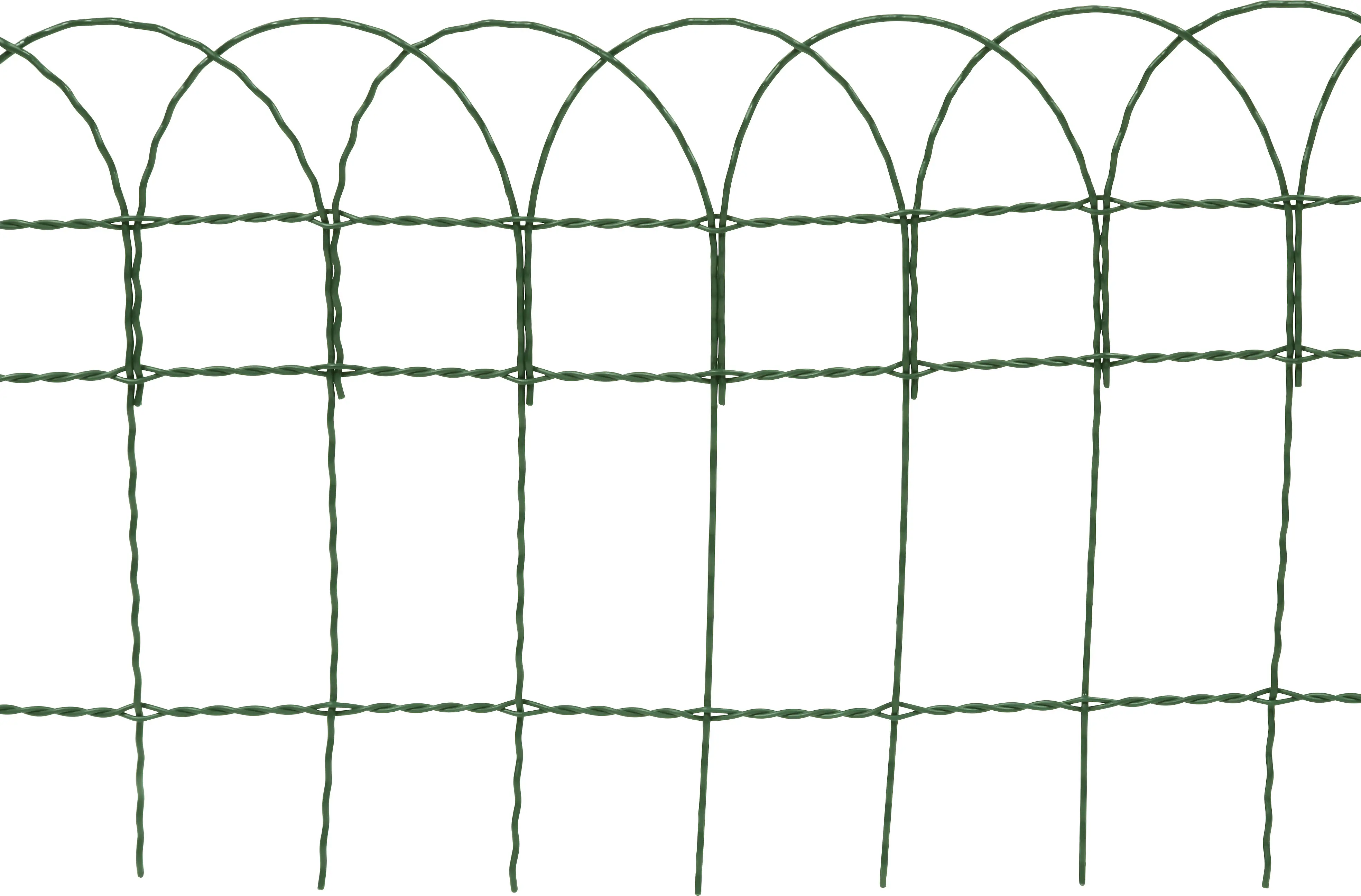 Floraworld Knotengeflecht-Zaun 10 m x 40 cm moosgrün