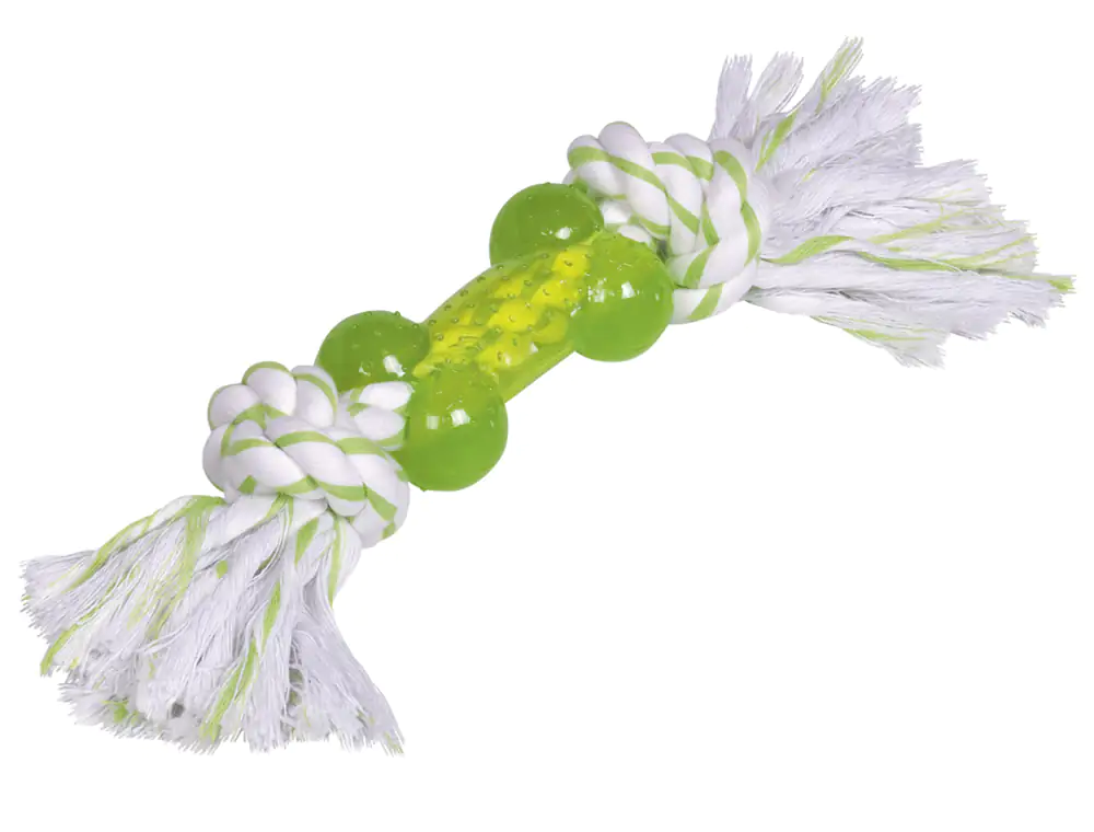 4033766599811 Nobby TPR Knochen mit Seil 27 cm
