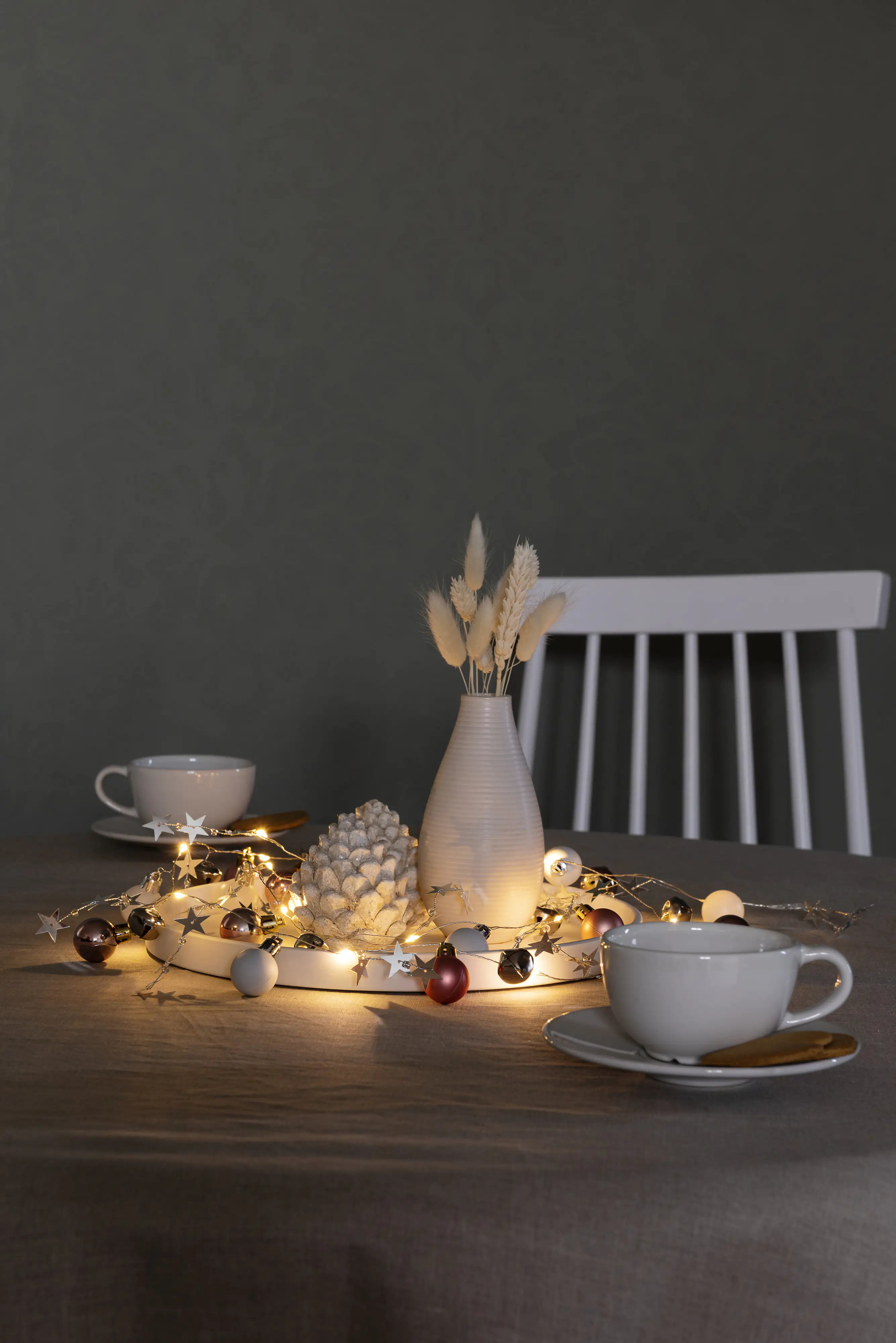 Konstsmide LED Dekolichterkette Perlen bunt für Innen, batteriebetrieben