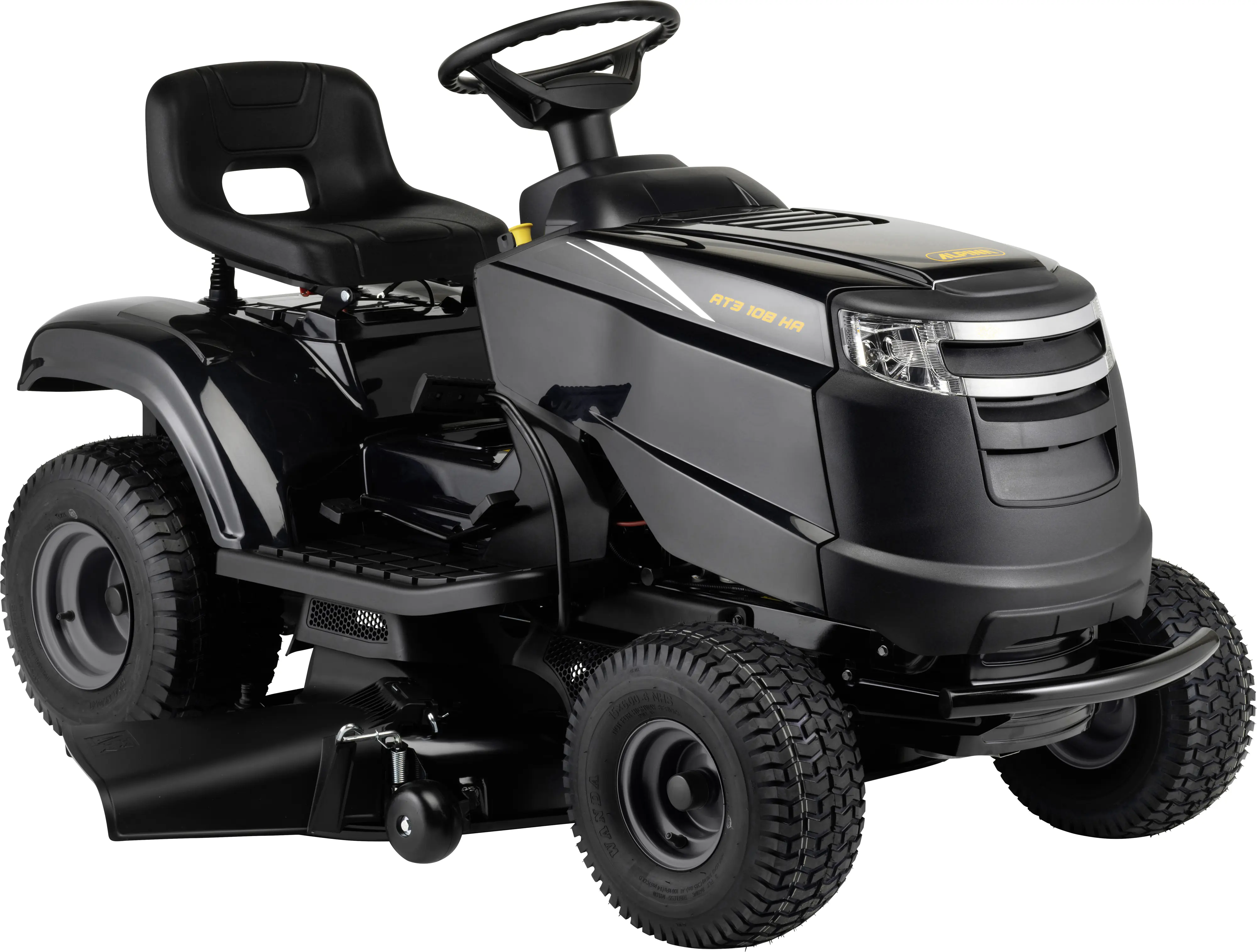 Alpina Benzin Rasentraktor AT3 108 HA, 7,5 kW, 65 cm Schnittbreite, inkl. Mulchkit