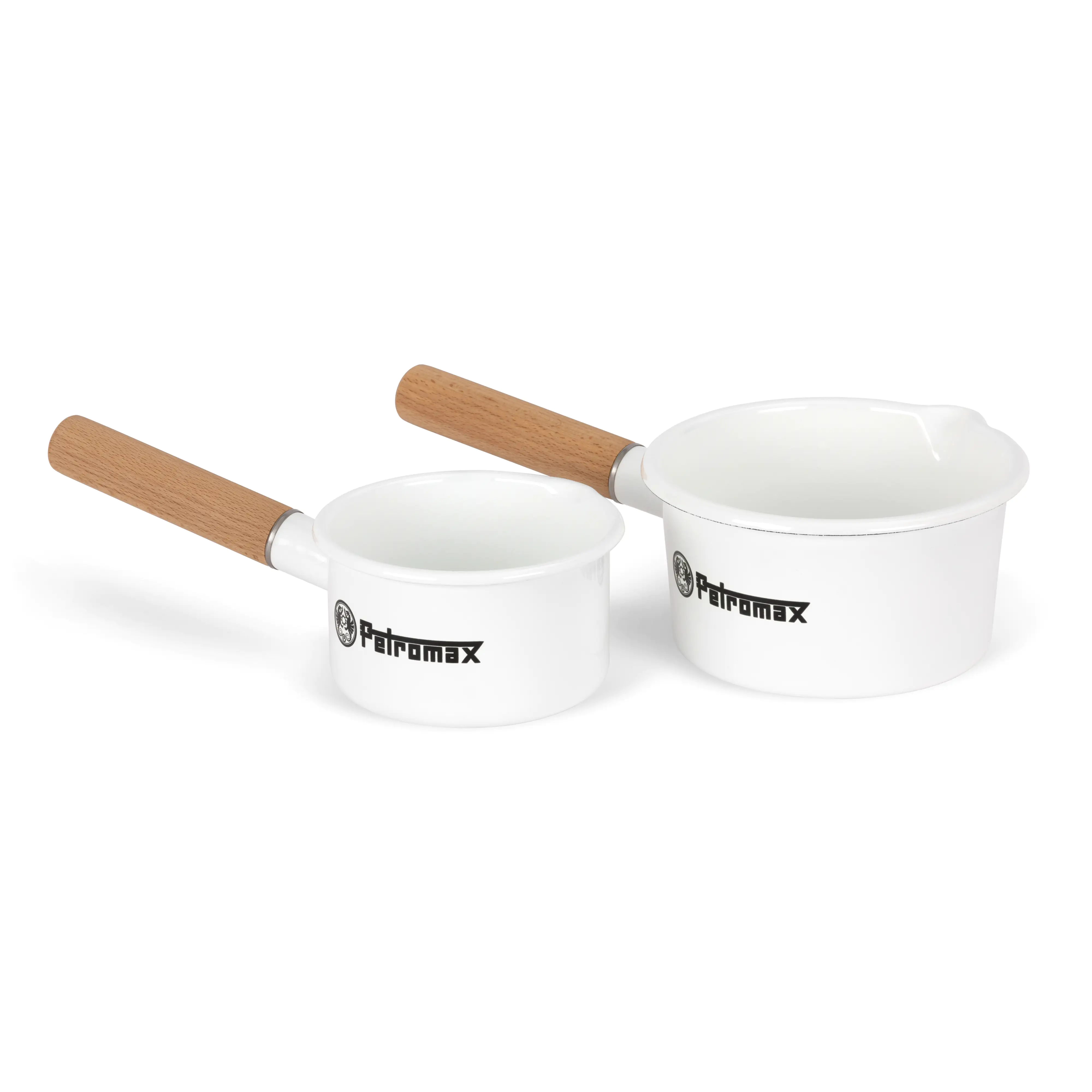 Petromax Stieltopf Emaille 0,5 Liter weiss