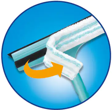 Leifheit Ersatzbezug Fensterwischer 3in1 weiß-türkis Leifheit Ersatzbezug Fensterwischer 3in1 weiß-türkis