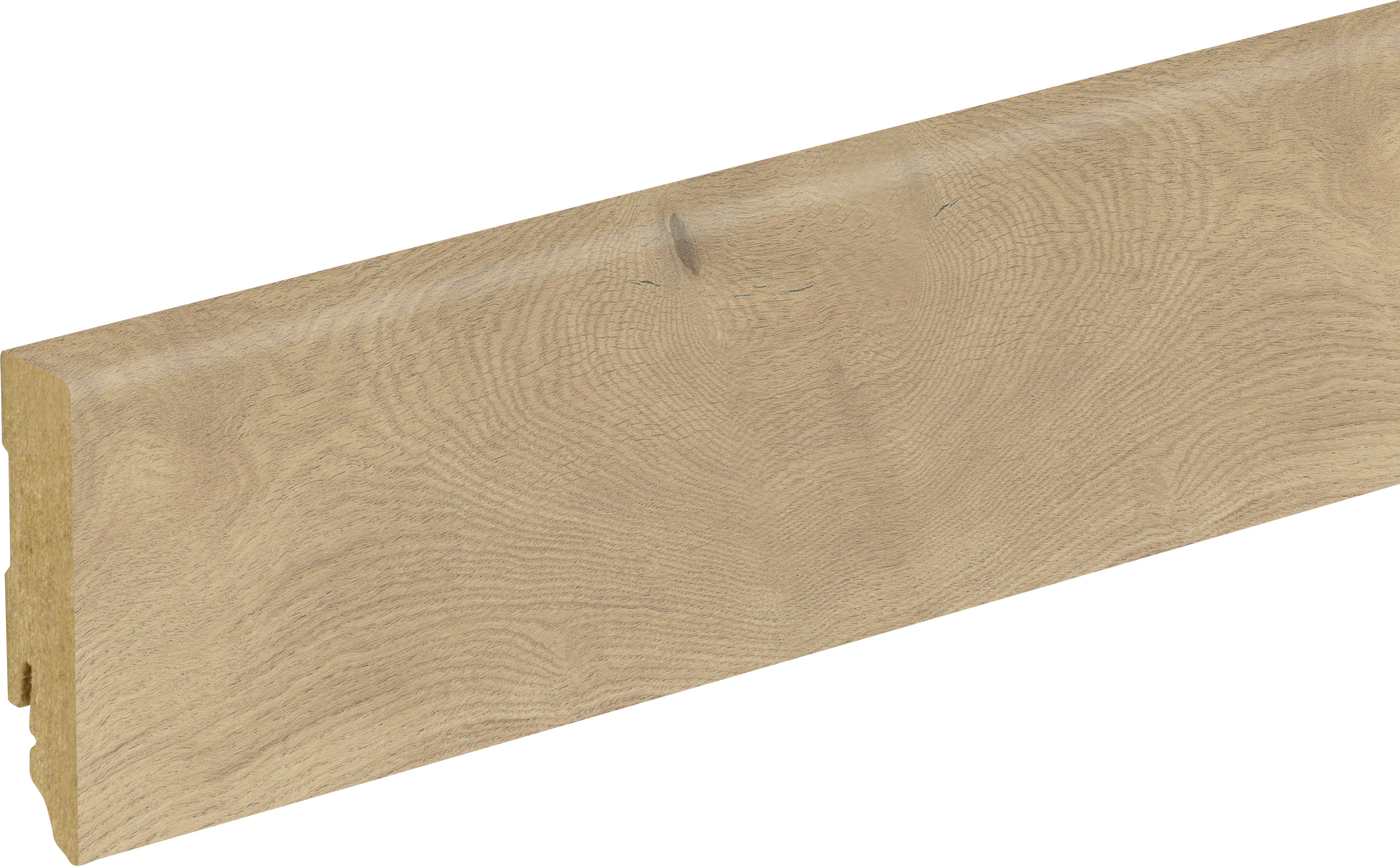 Neuhofer Fußleiste 240 cm 70 x 19 mm SchattenEiche