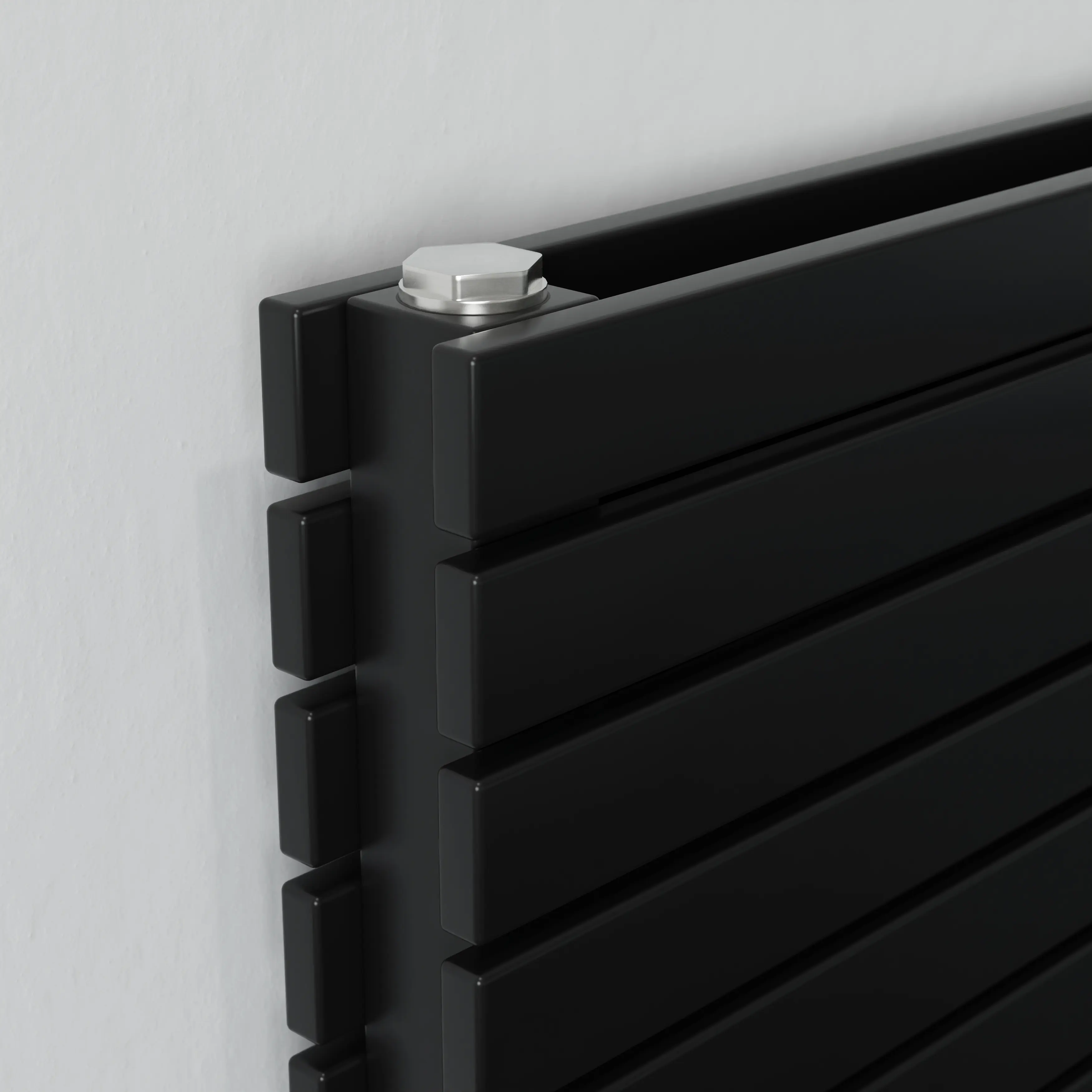 Ximax Handtuchheizkörper P2 Duplex Slim 118,5 x 60 cm 1152 Watt schwarz matt