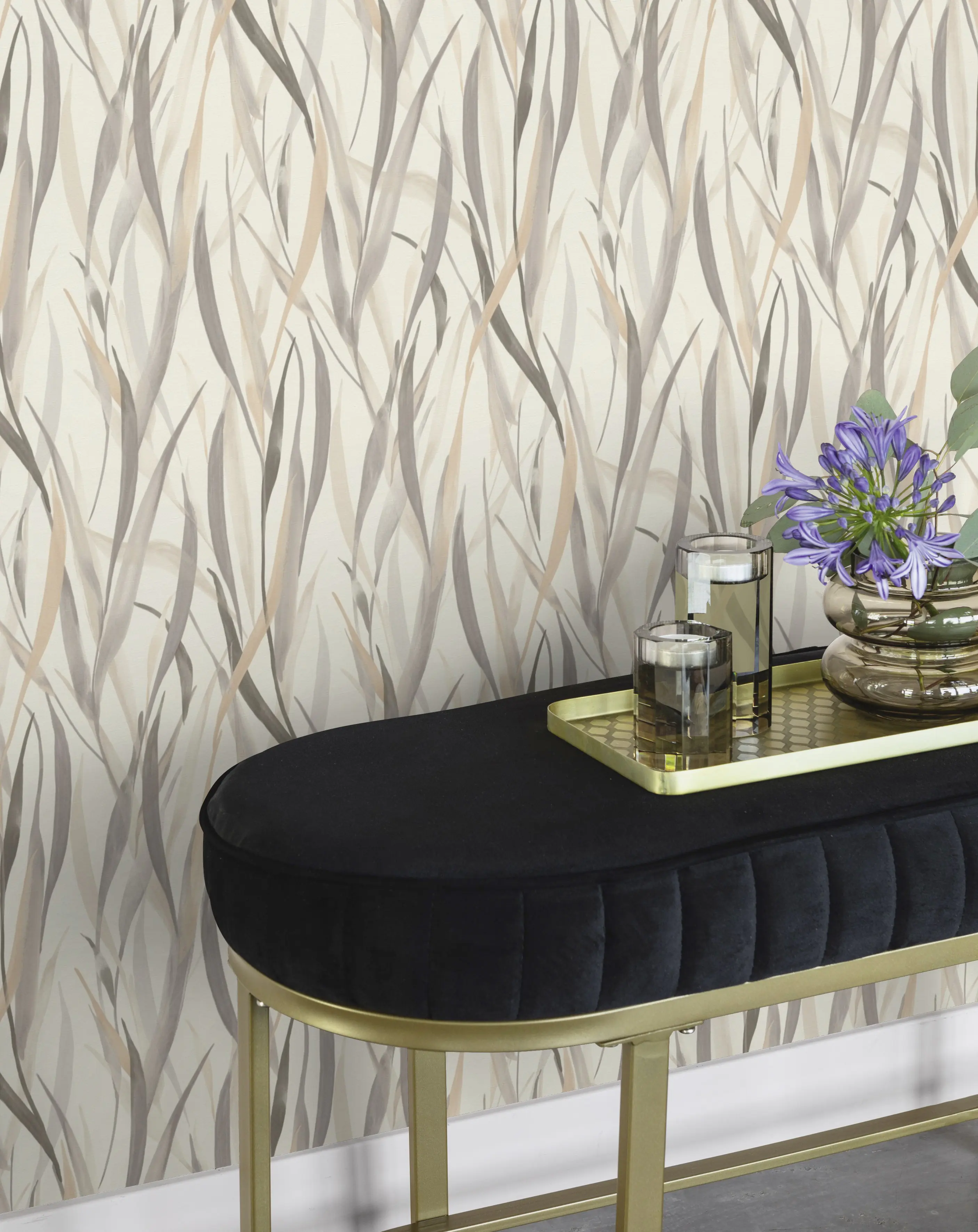 Rasch Vliestapete Paraíso Gräser creme beige braun 10,05 x 0,53 m