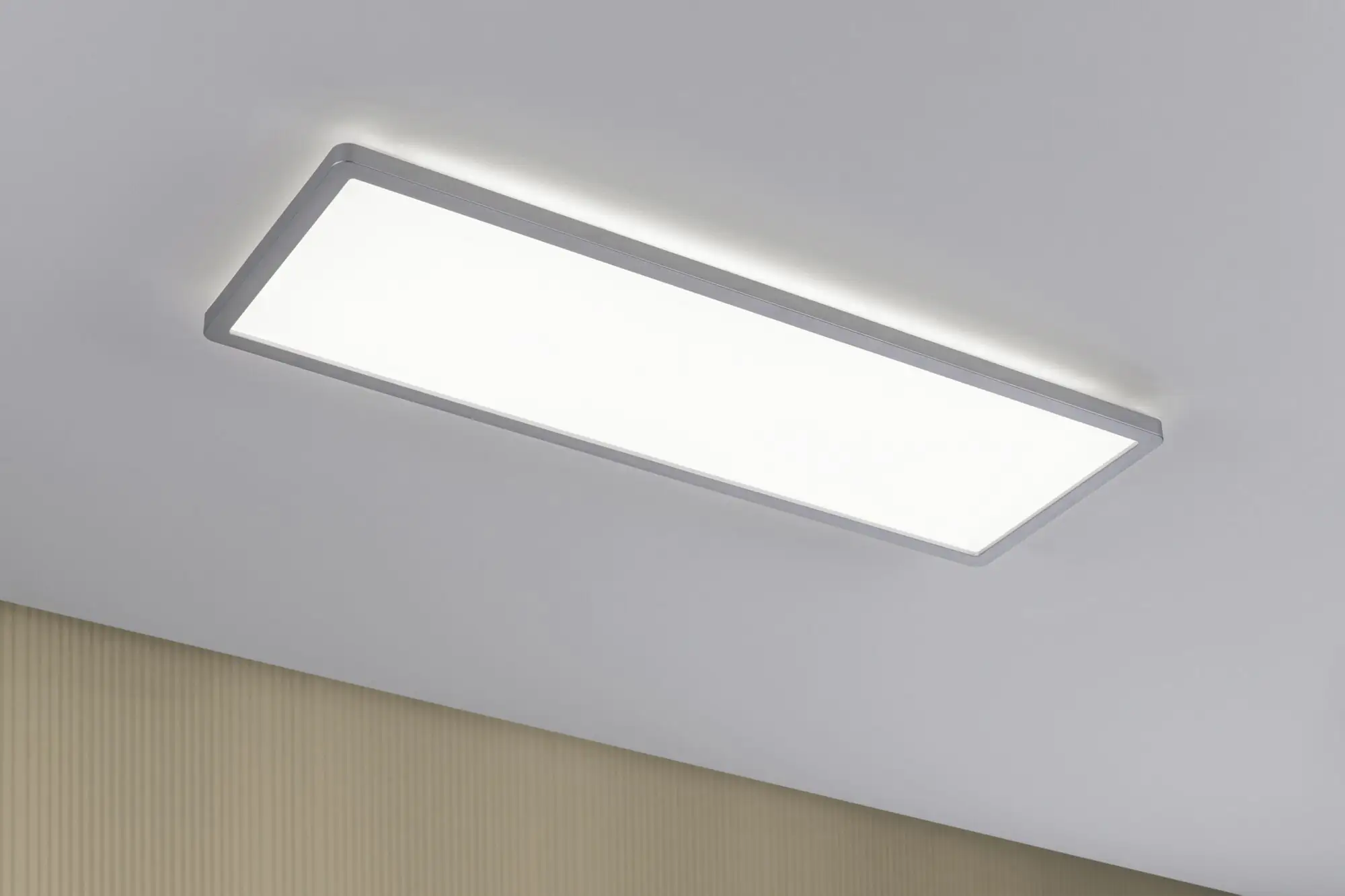 4000870710104_2825287 Paulmann LED Panel Atria Shine chrom-matt 58 x 20 cm neutralweiß dimmbar
