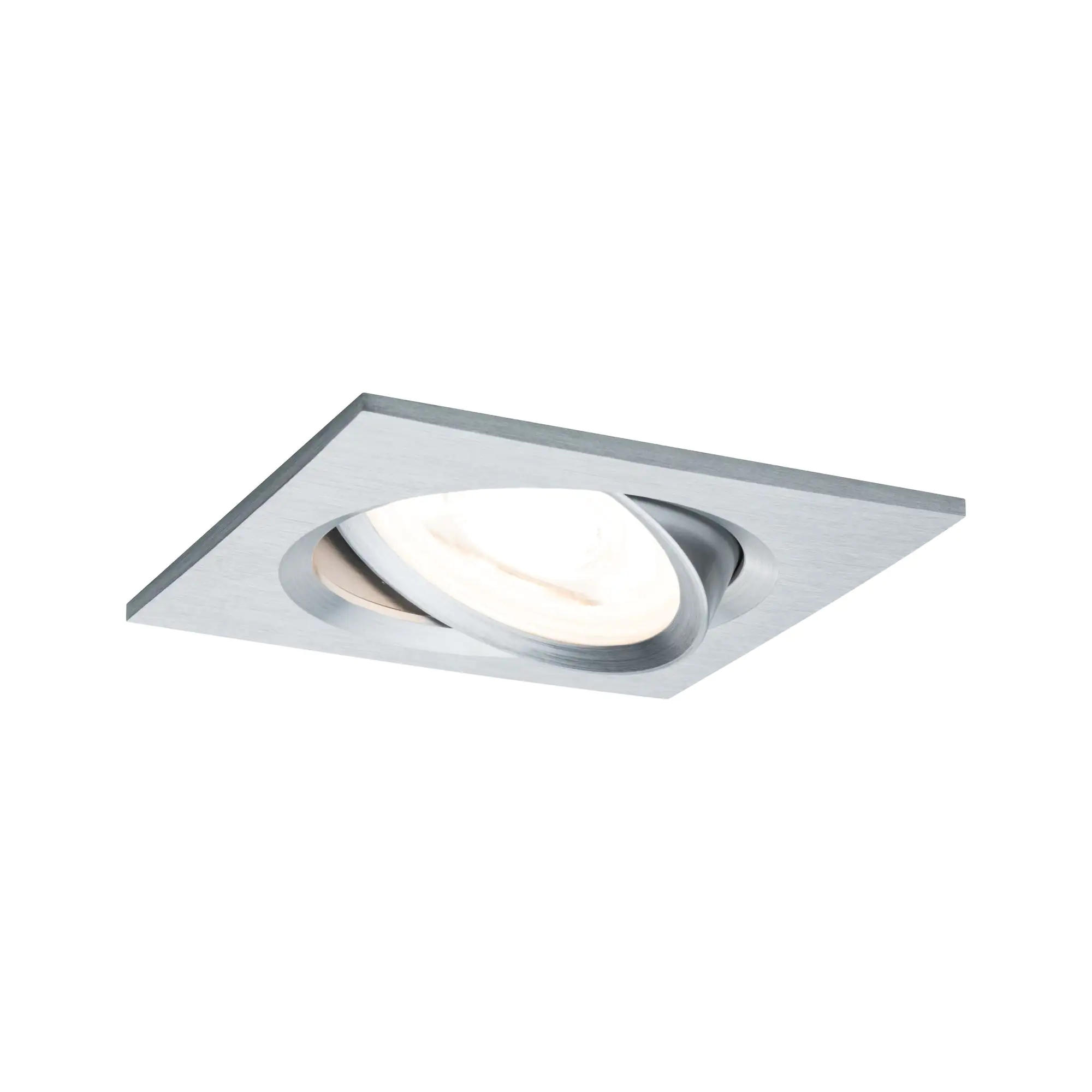 Paulmann LED Einbauleuchte Nova Coin alu 8,4 x 8,4 cm schwenkbar warmweiß