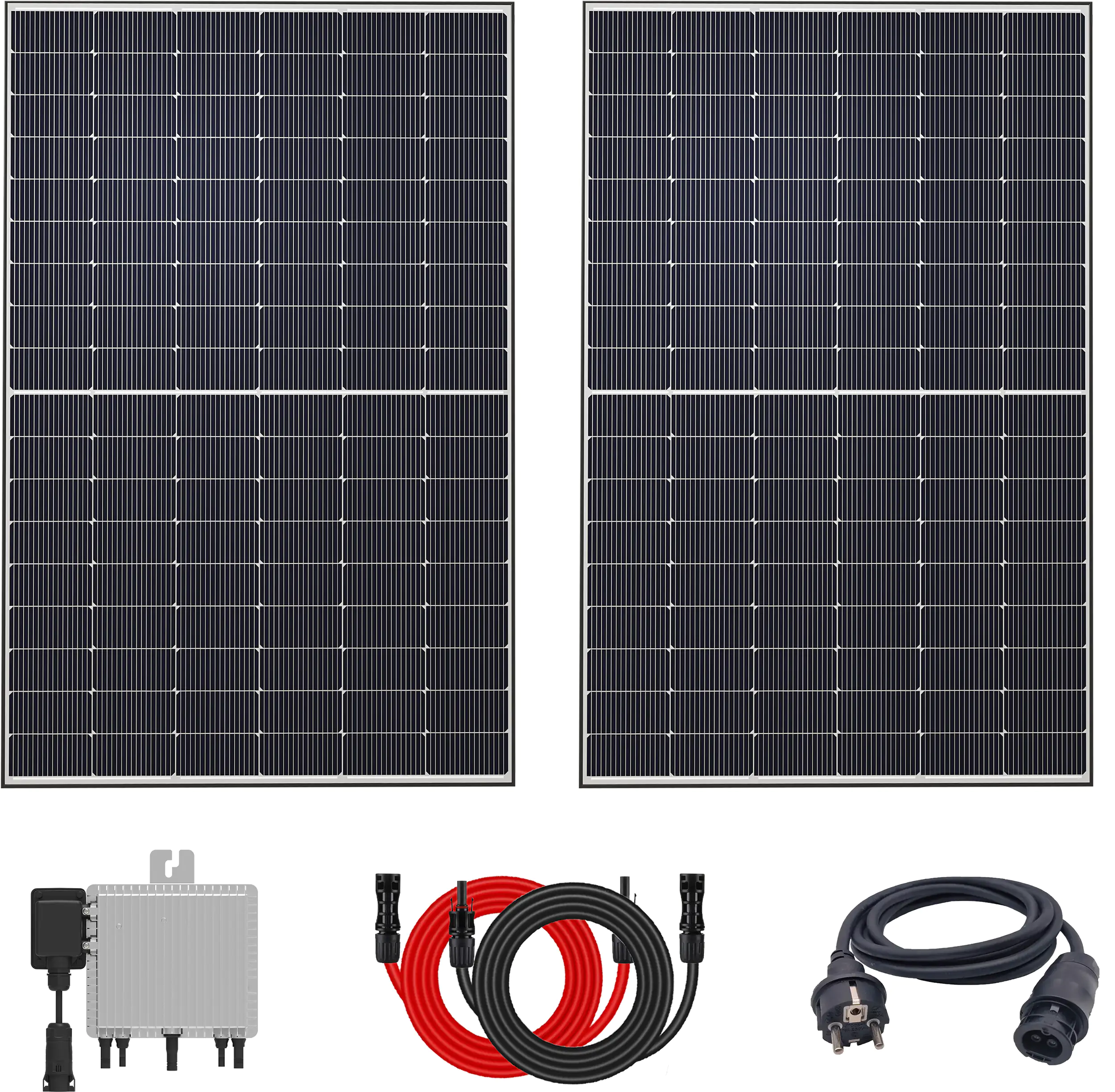 SunLit Solar Balkonkraftwerk 860 Watt Easy Switch 2x430 Wp SunLit Solar Balkonkraftwerk 860 Watt Easy Switch 2x430 Wp