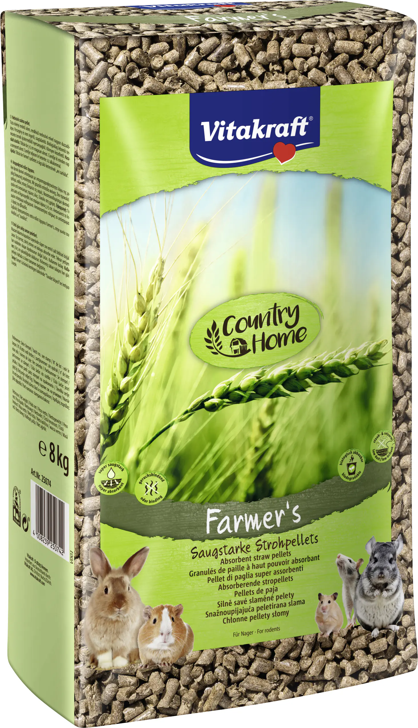 Vitakraft Farmer's Strohpellets 8 kg