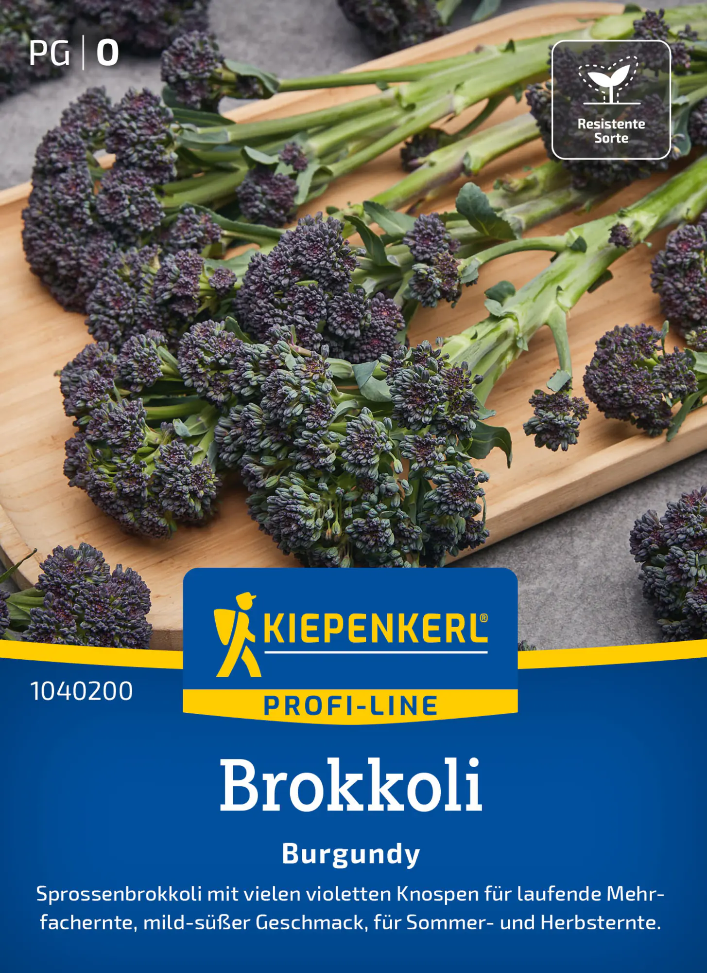 Kiepenkerl Profi-Line Saatgut Brokkoli Burgundy F1 für ca. 12 Pflanzen