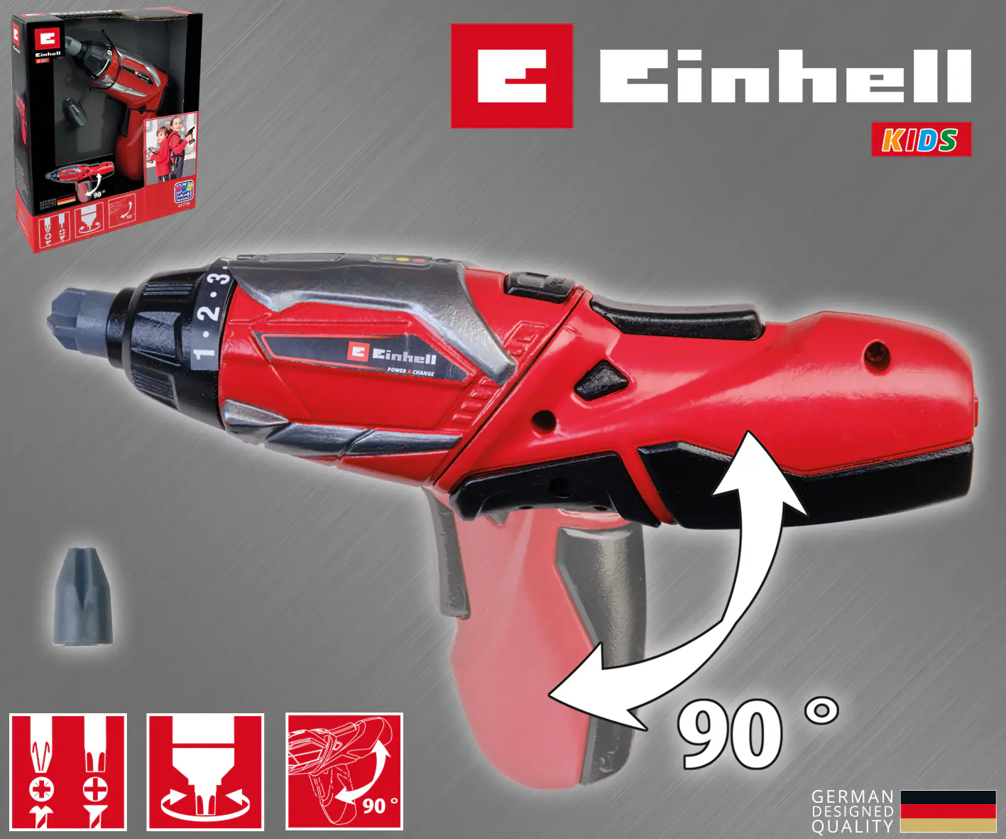 Einhell Kids Kinder-Mini Akkuschrauber